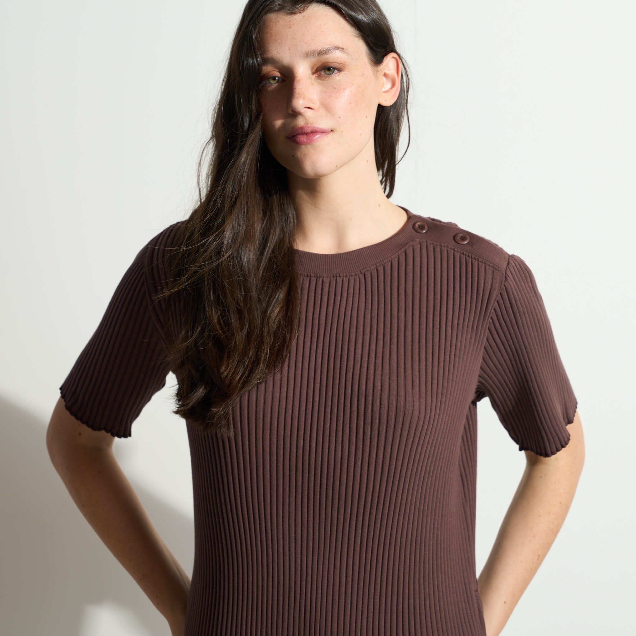 Alison Rib T-Shirt Dress