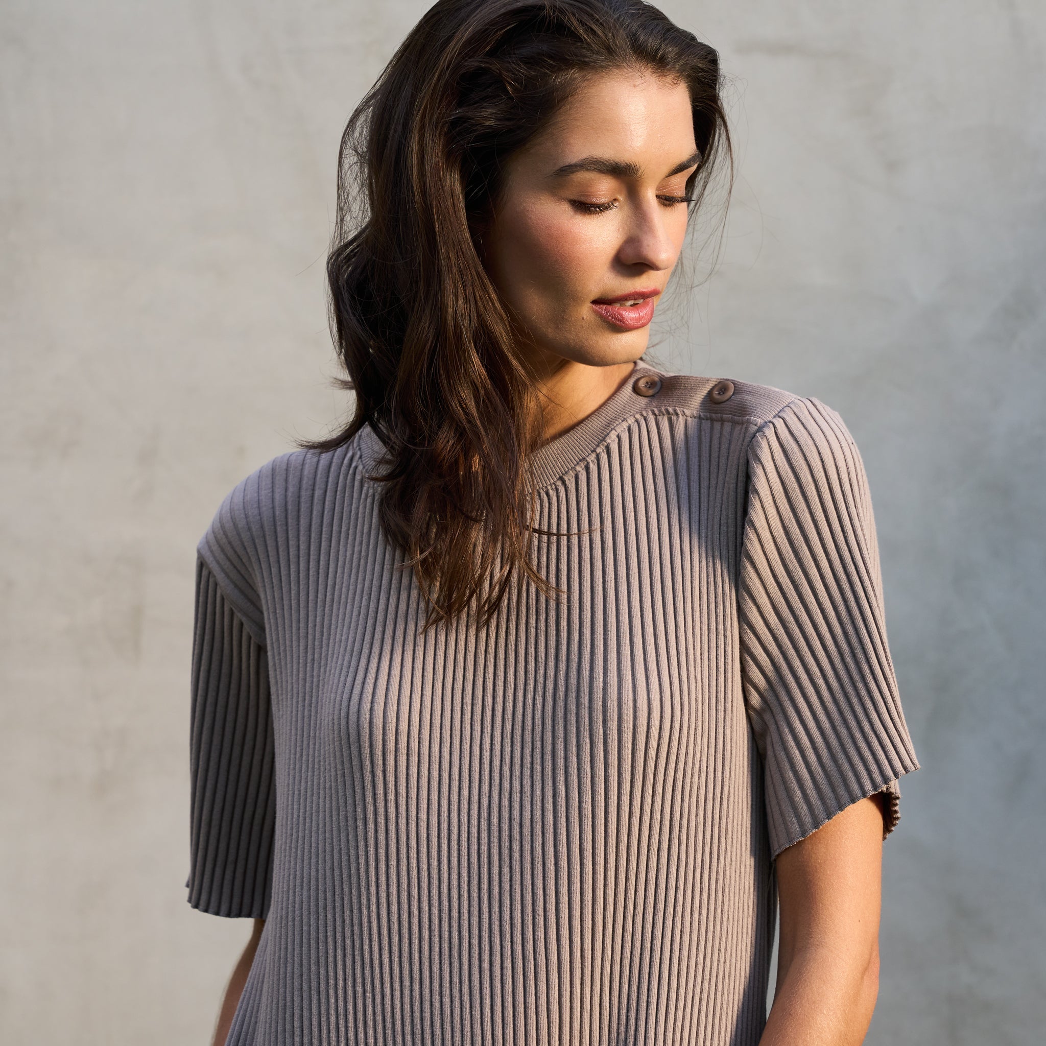 Alison Rib T-Shirt Dress