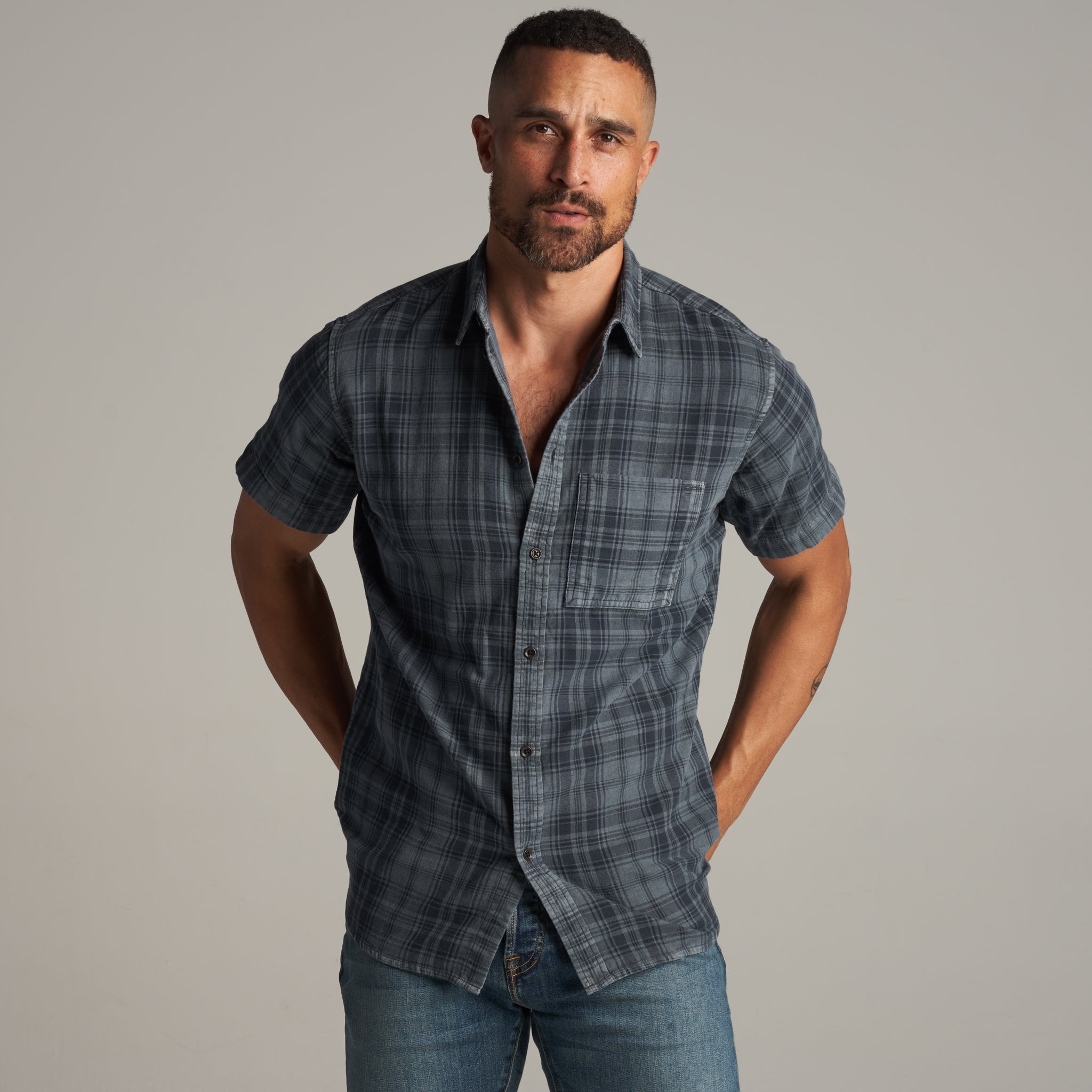 Bray Short Sleeve Plaid Shirt