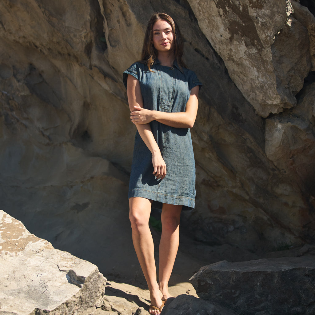 Blake Japanese Fluid Denim Dress