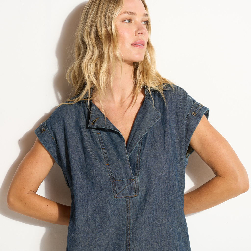Blake Japanese Fluid Denim Dress