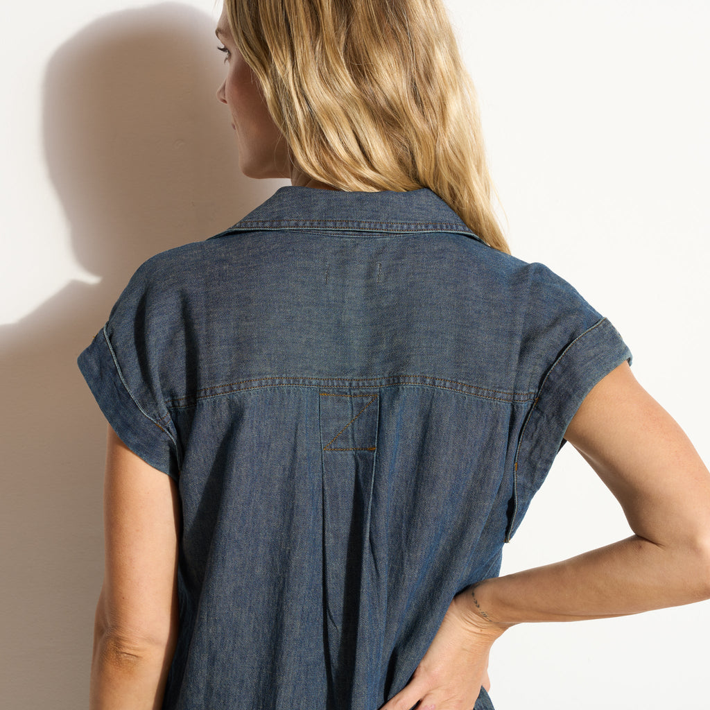 Blake Japanese Fluid Denim Dress