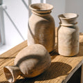 Bleached Reclaimed Wood Vase