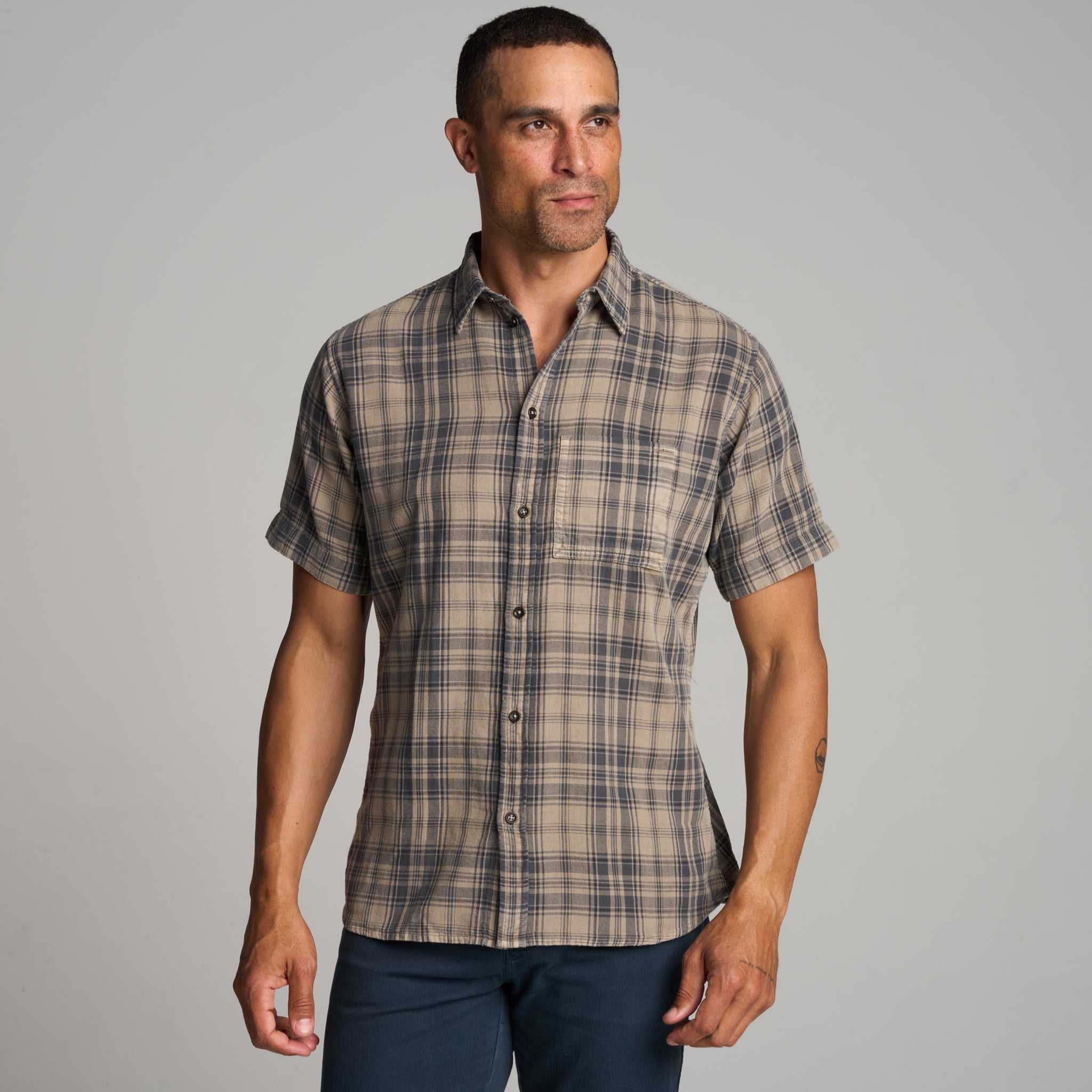 Bray Short Sleeve Plaid Shirt
