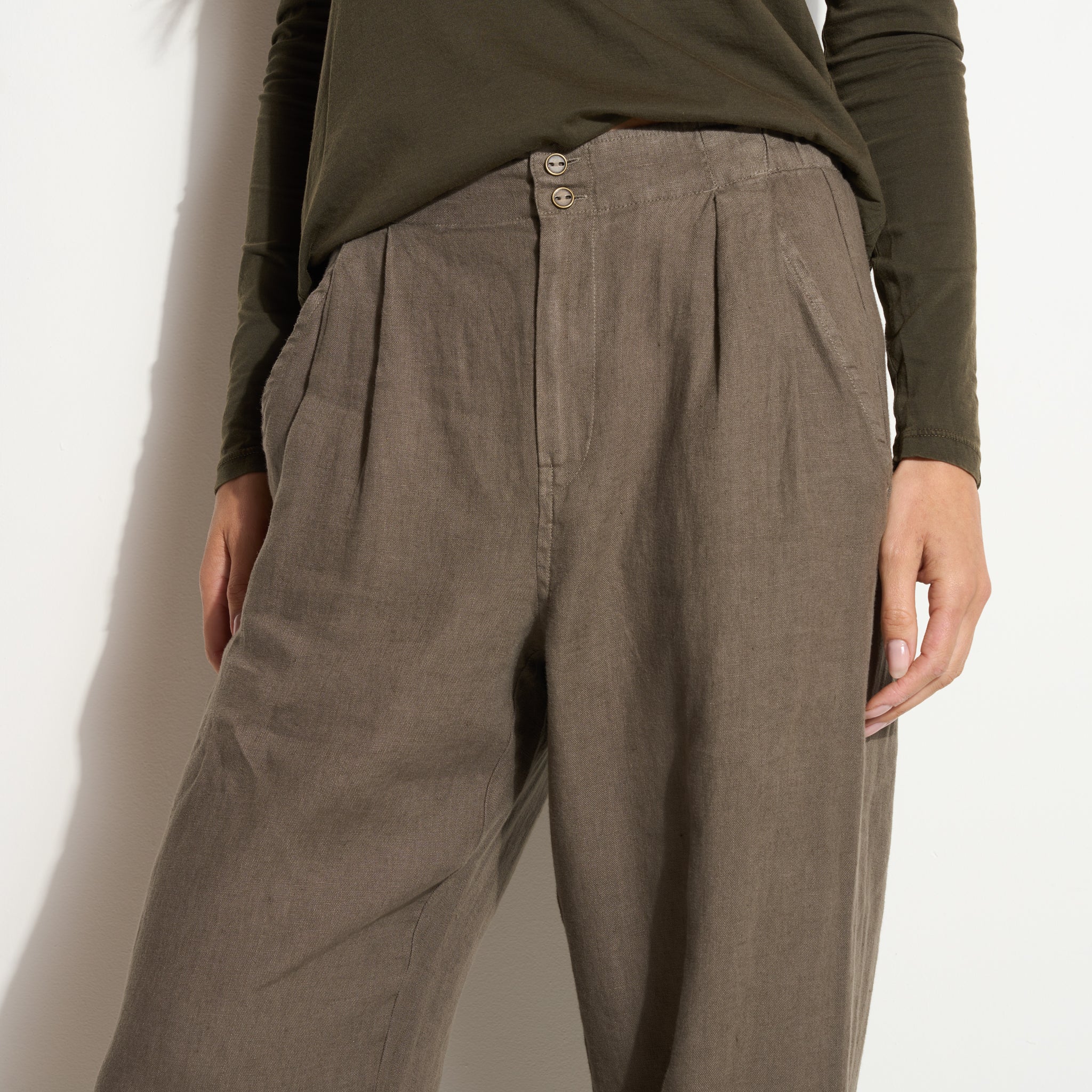 Cameron Wide Leg Linen Pant