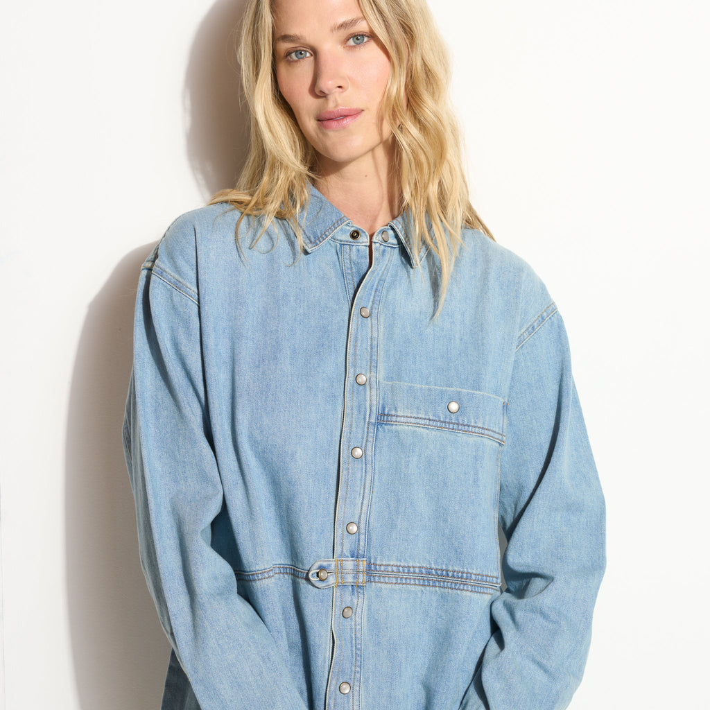 Celeste Oversized Denim Shirt Jacket