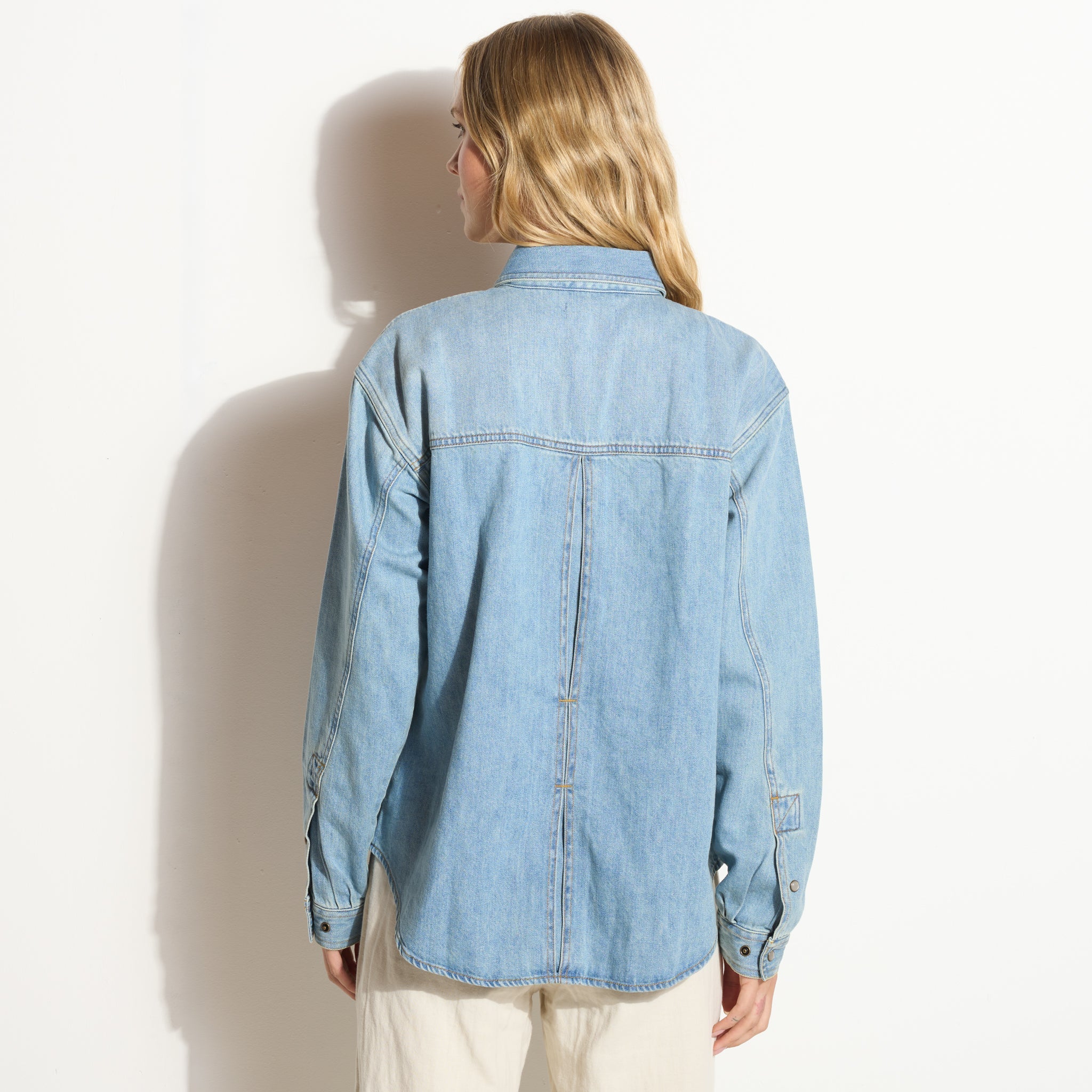Celeste Oversized Denim Shirt Jacket