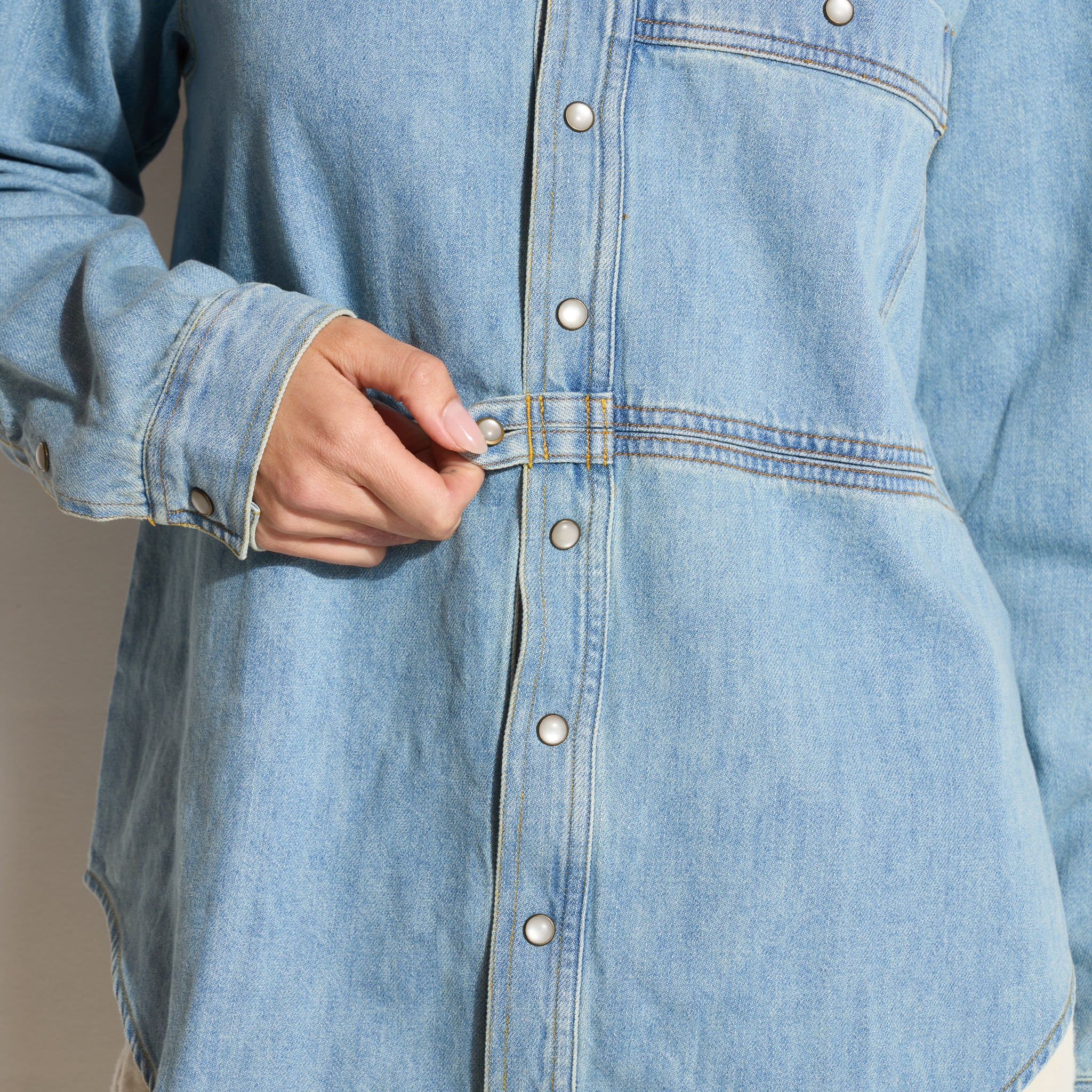 Celeste Oversized Denim Shirt Jacket