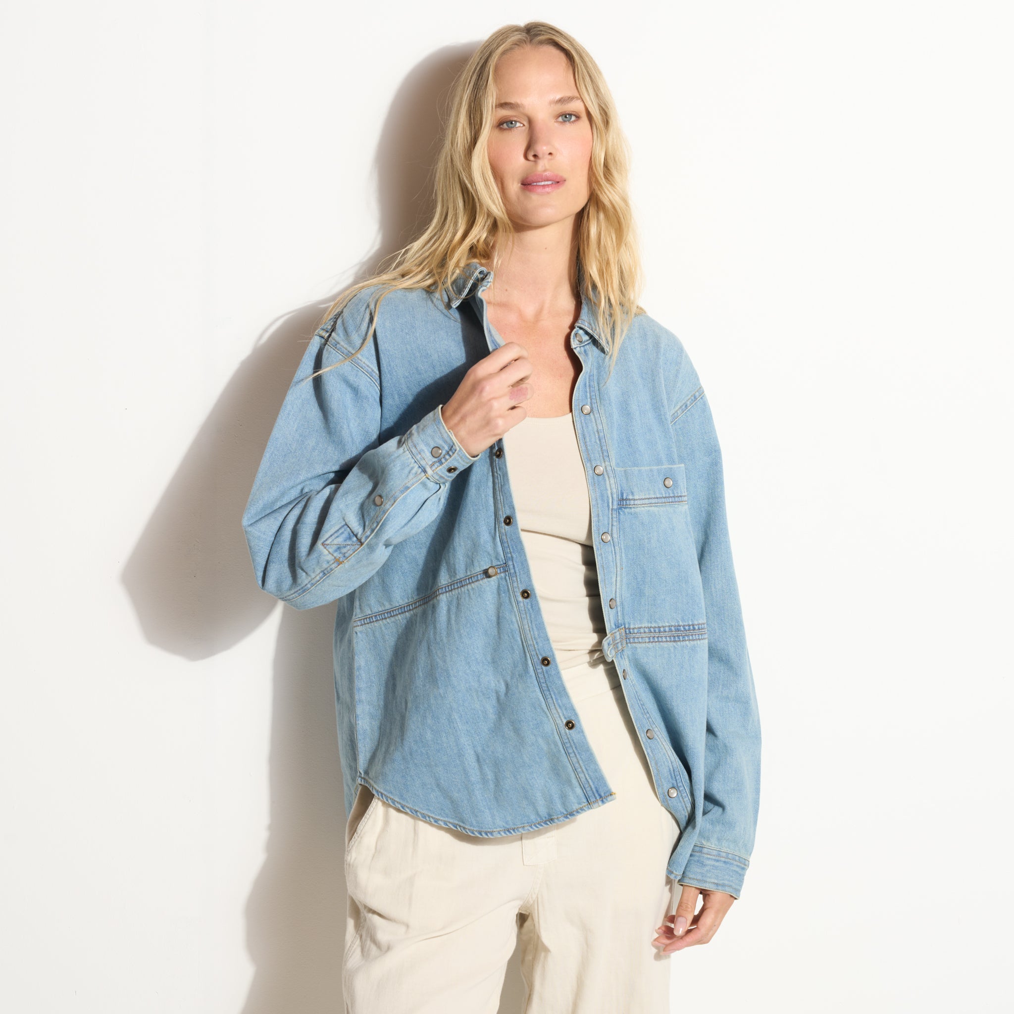 Celeste Oversized Denim Shirt Jacket