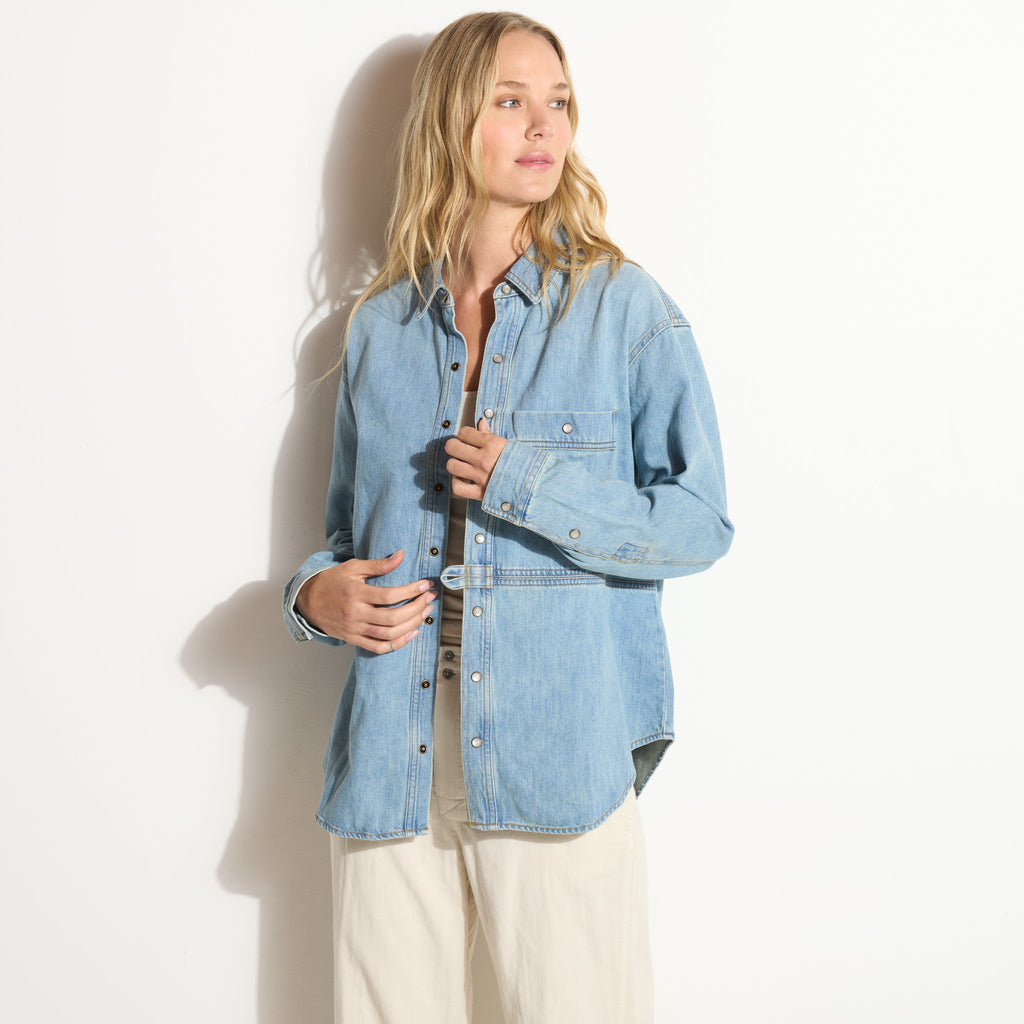 Celeste Oversized Denim Shirt Jacket