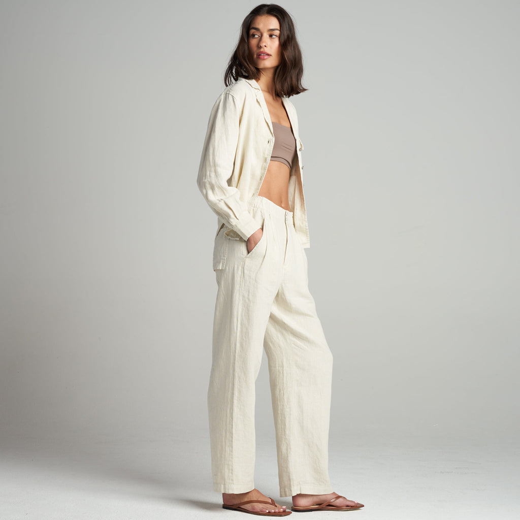 Cameron Wide Leg Linen Pant