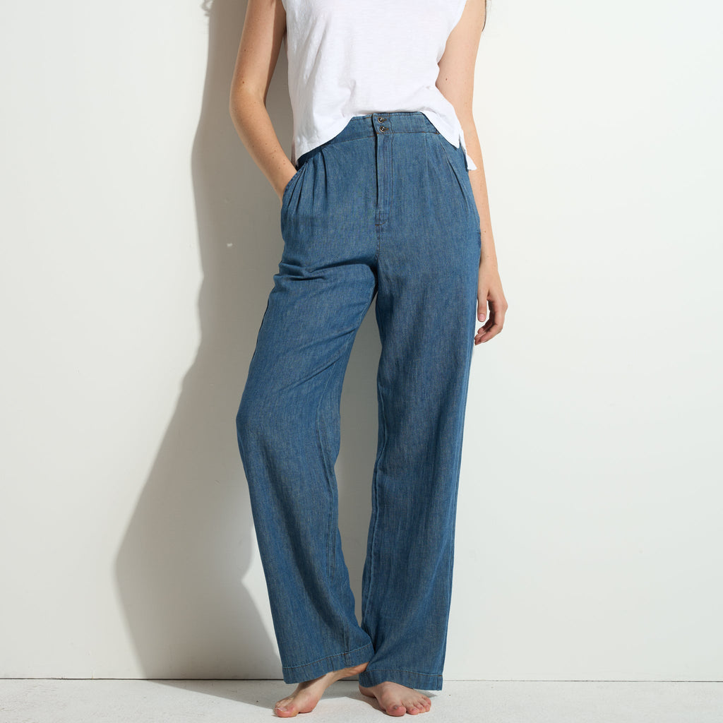 Cameron Japanese Fluid Denim Pant