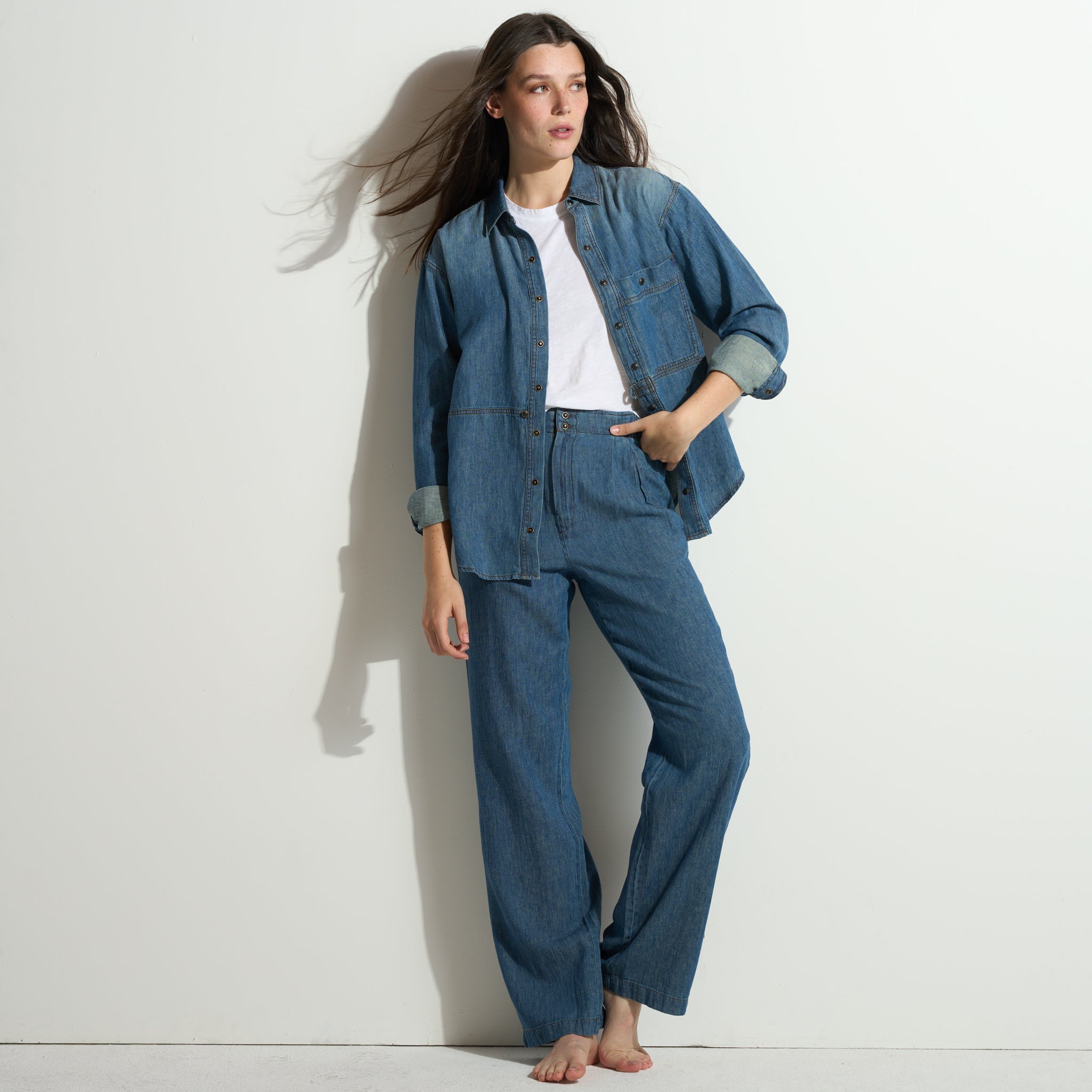 Cameron Japanese Fluid Denim Pant