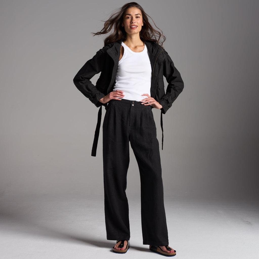 Cameron Wide Leg Linen Pant
