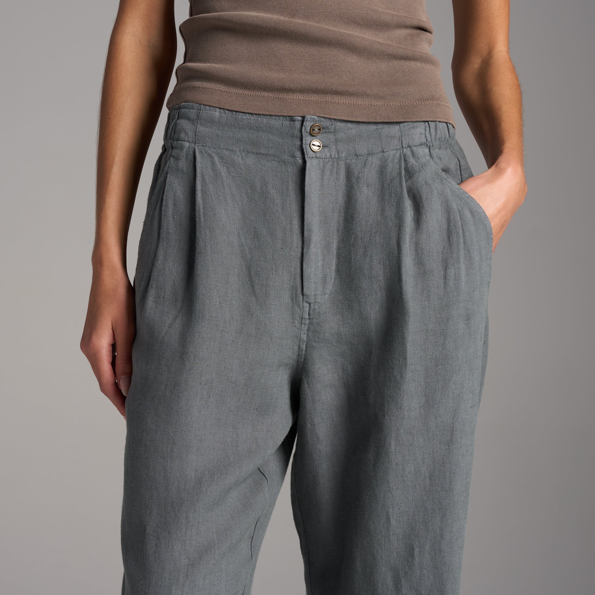 Cameron Wide Leg Linen Pant