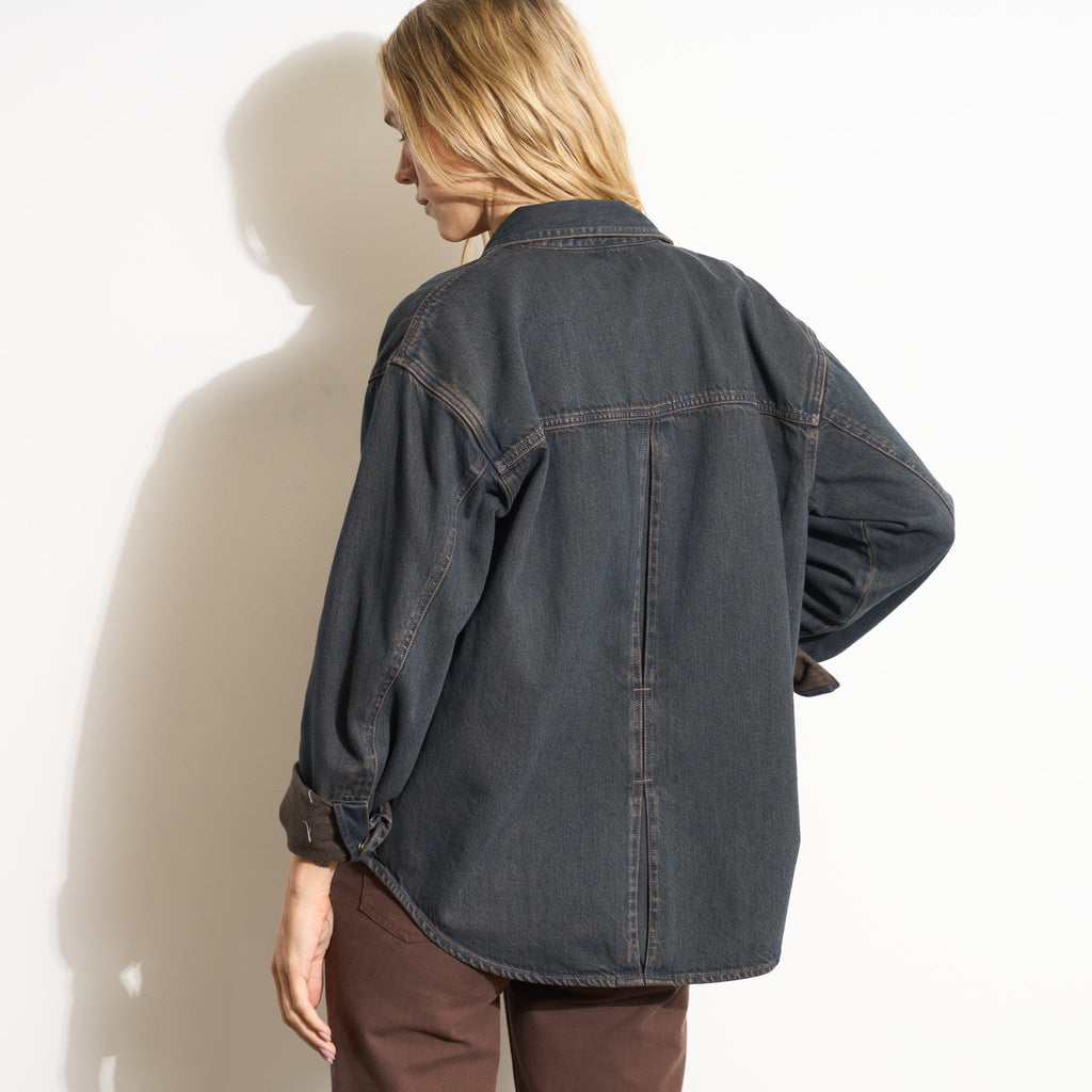 Celeste Oversized Denim Shirt Jacket