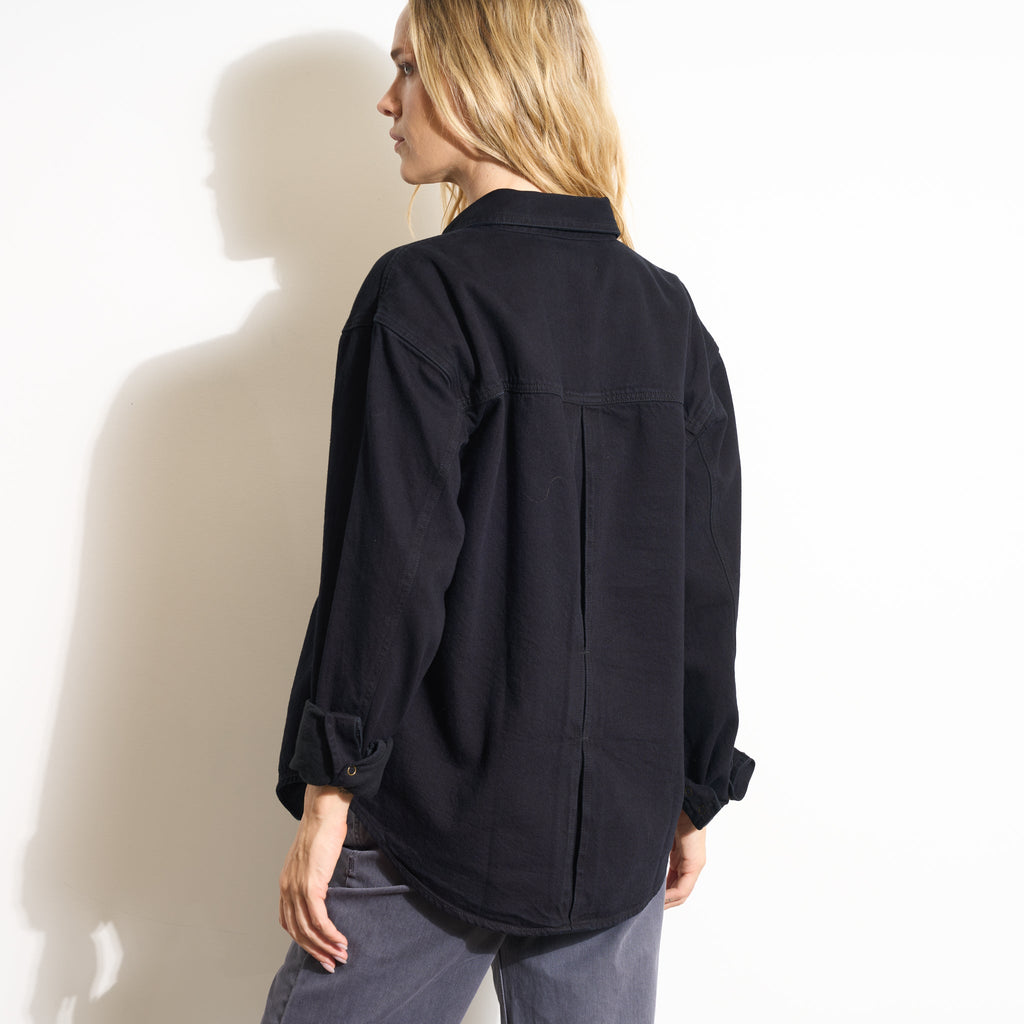 Celeste Oversized Denim Shirt Jacket