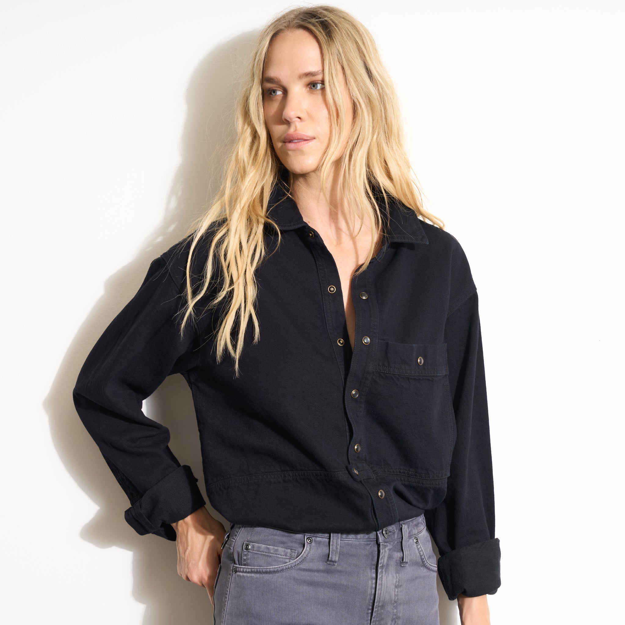Celeste Oversized Denim Shirt Jacket