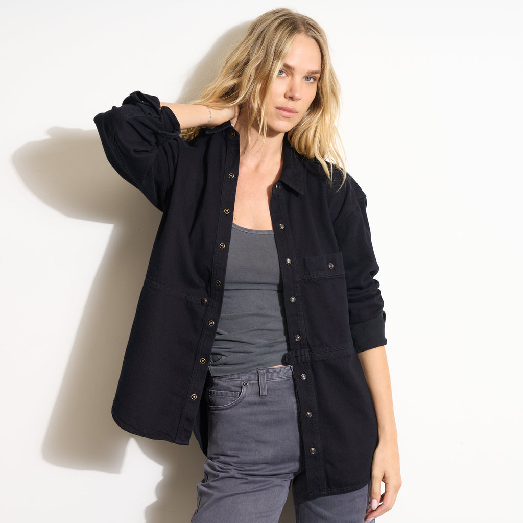 Celeste Oversized Denim Shirt Jacket