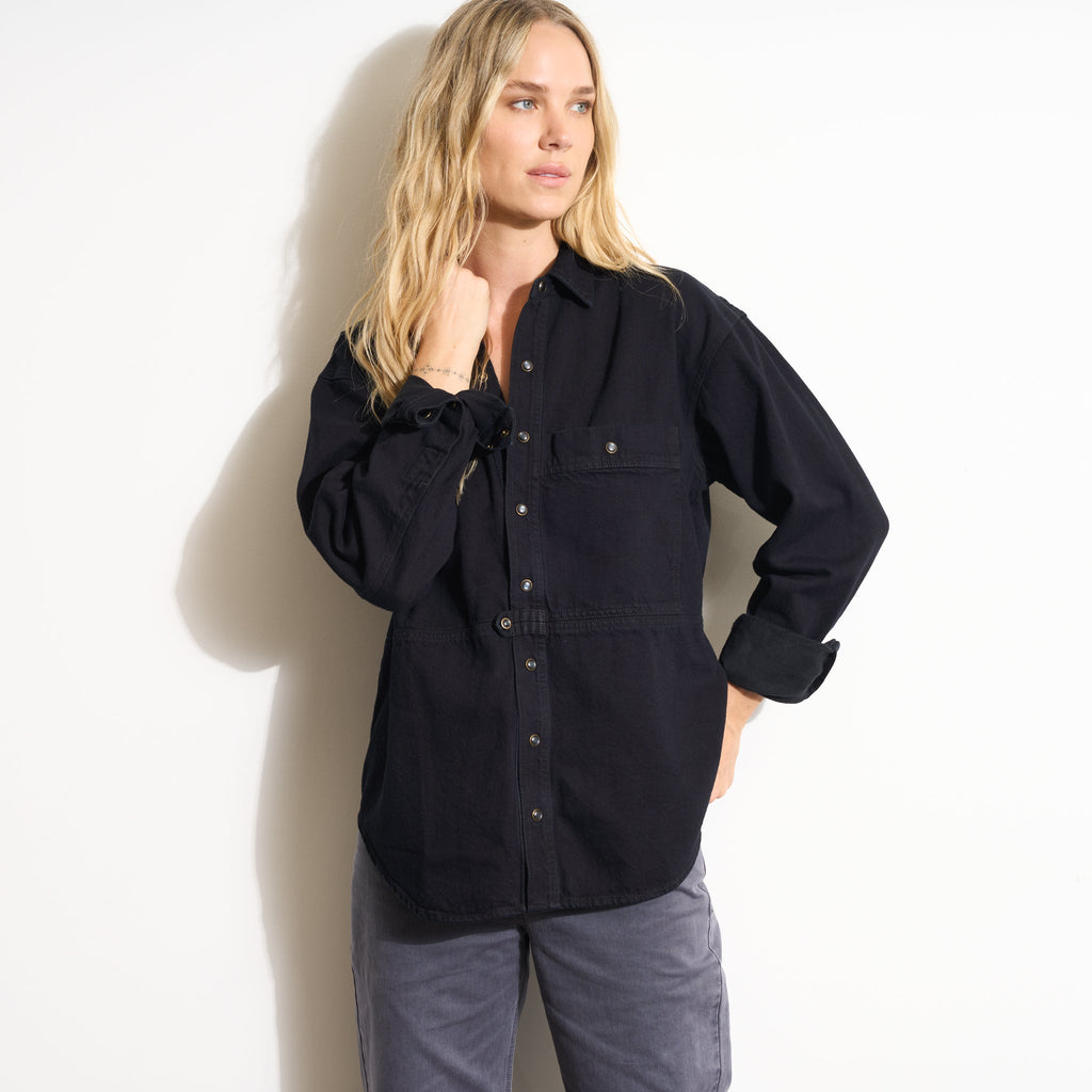 Celeste Oversized Denim Shirt Jacket