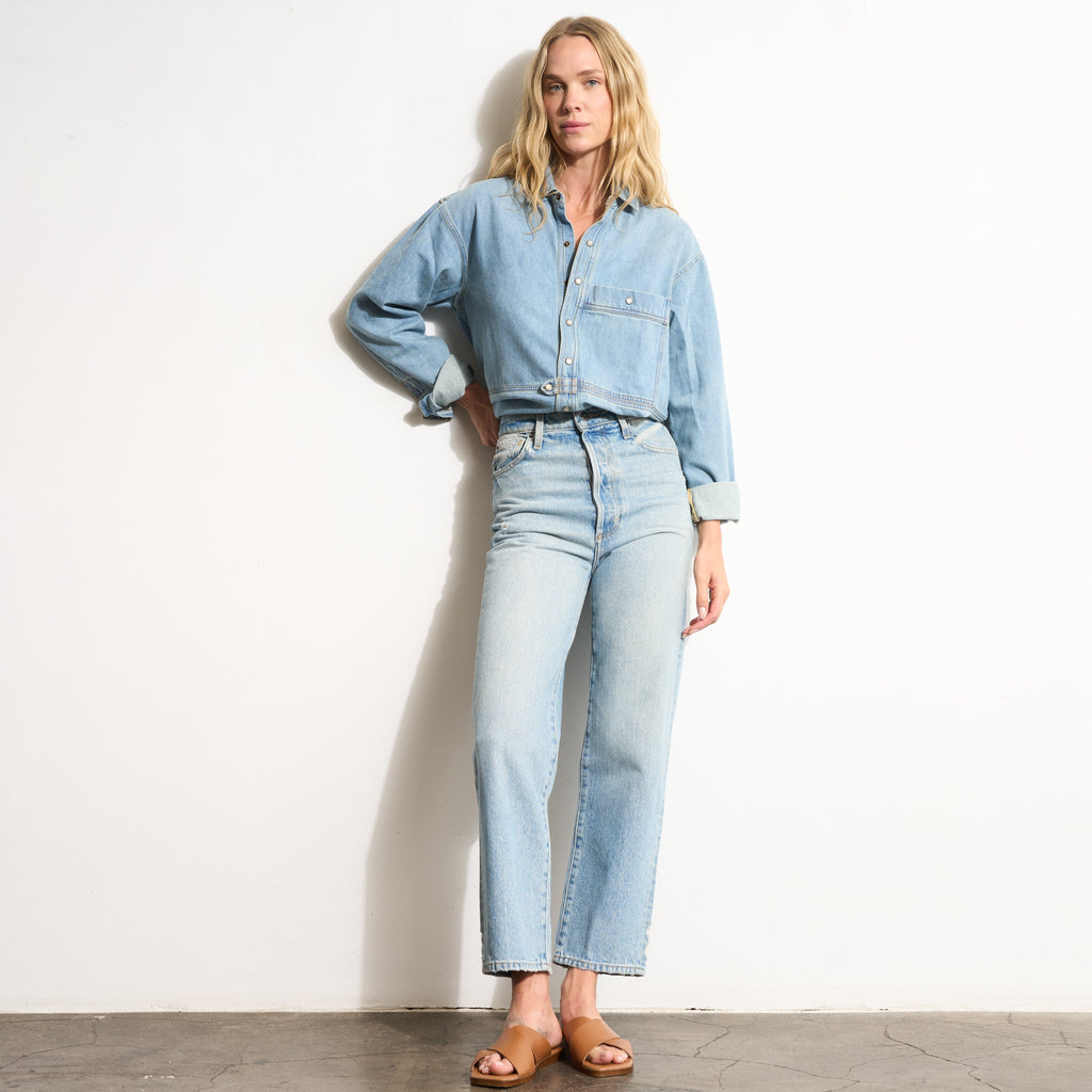 Celeste Oversized Denim Shirt Jacket