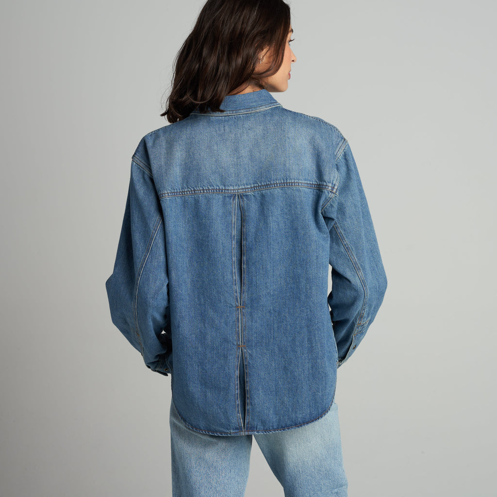 Celeste Oversized Denim Shirt Jacket