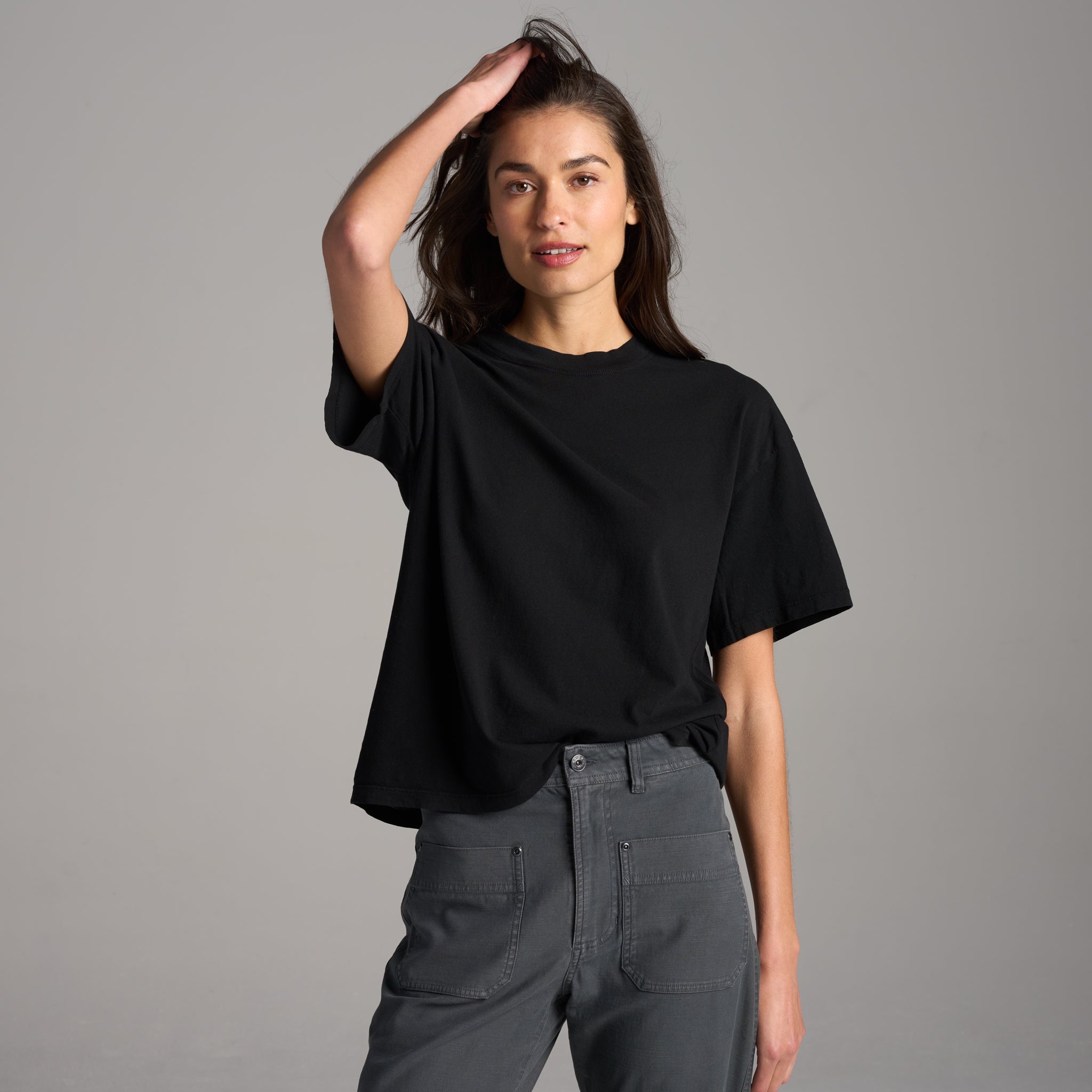 Claire Oversized Crewneck Tee