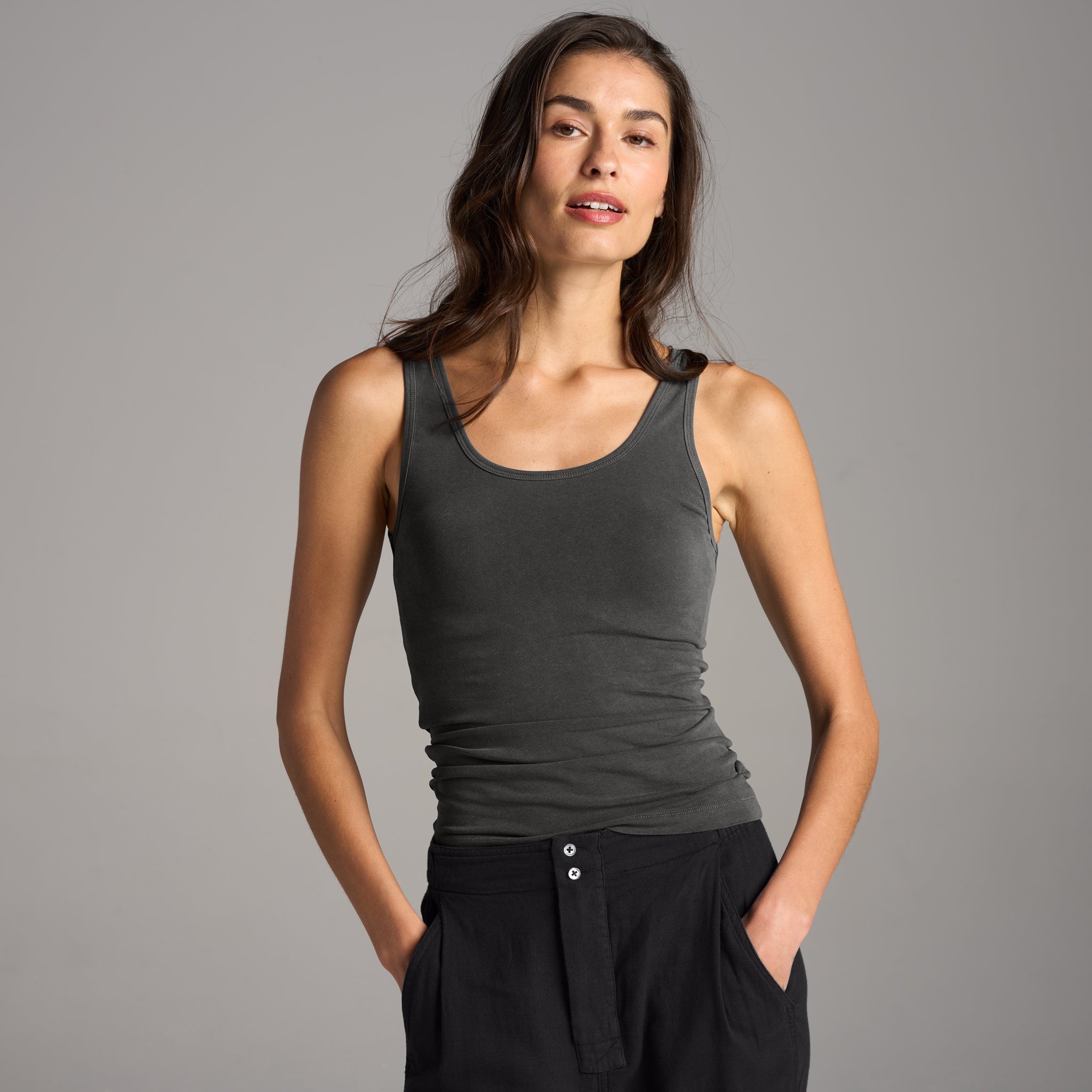 Delphine Scoop Neck Tank