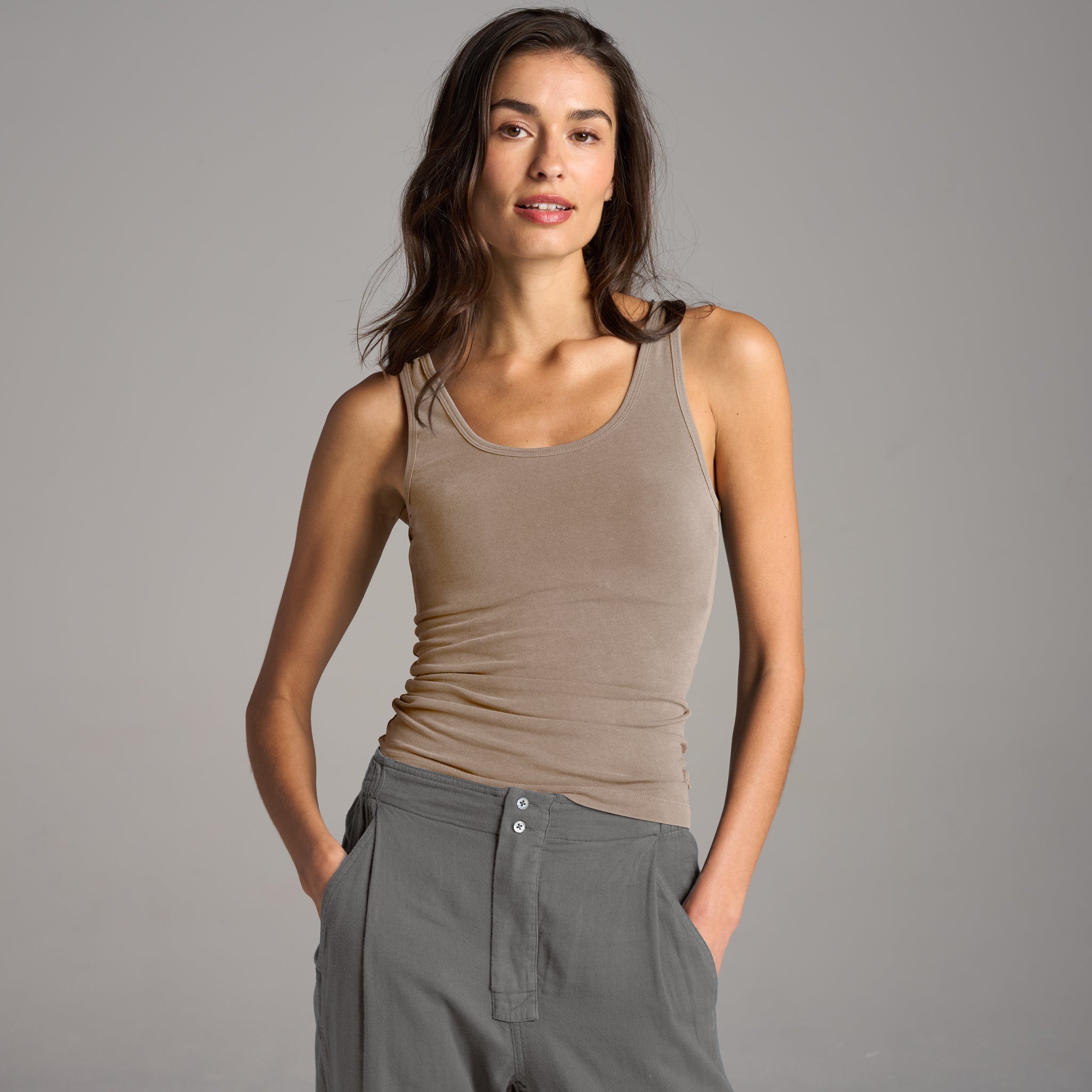 Delphine Scoop Neck Tank