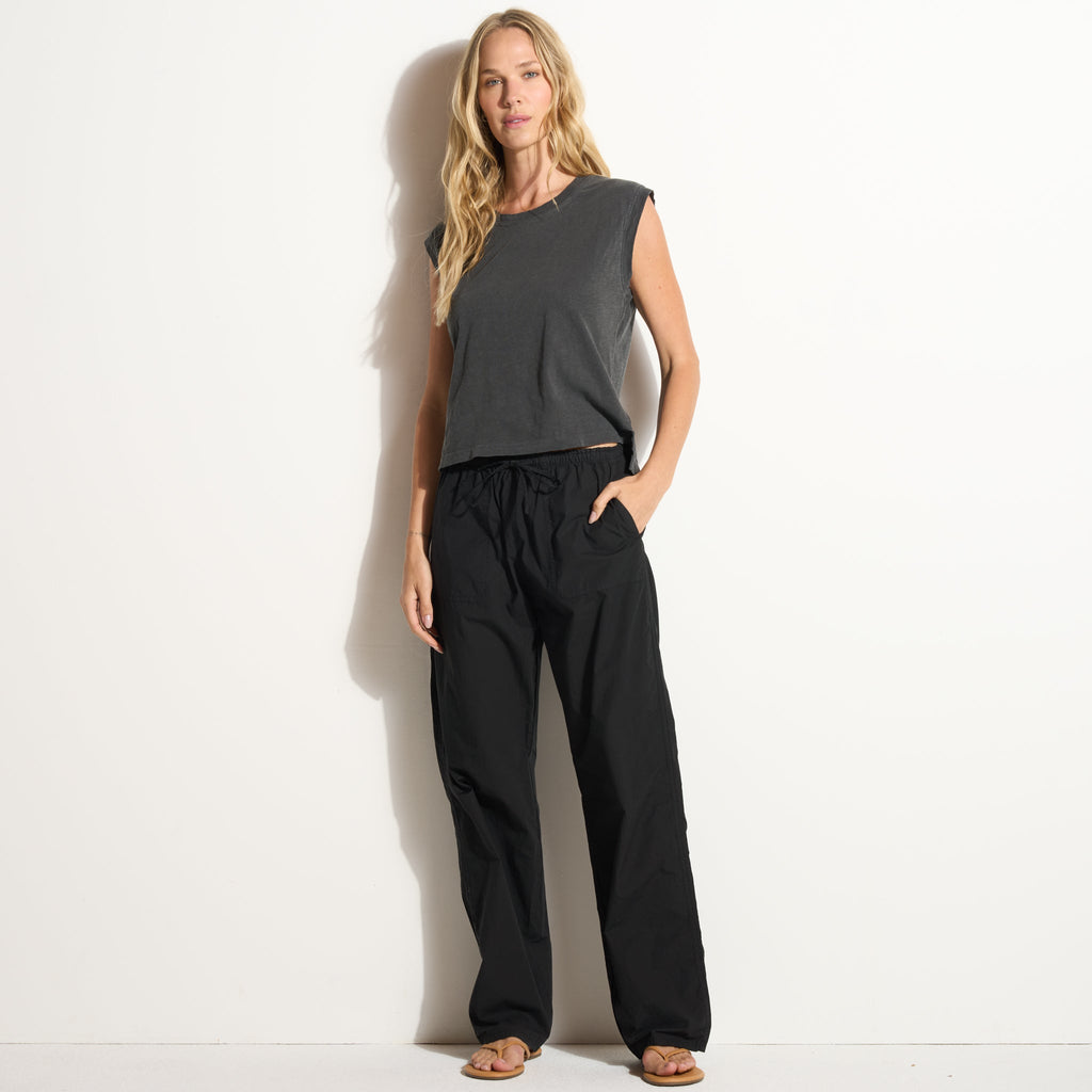Eleanor Mid-Rise Poplin Pant