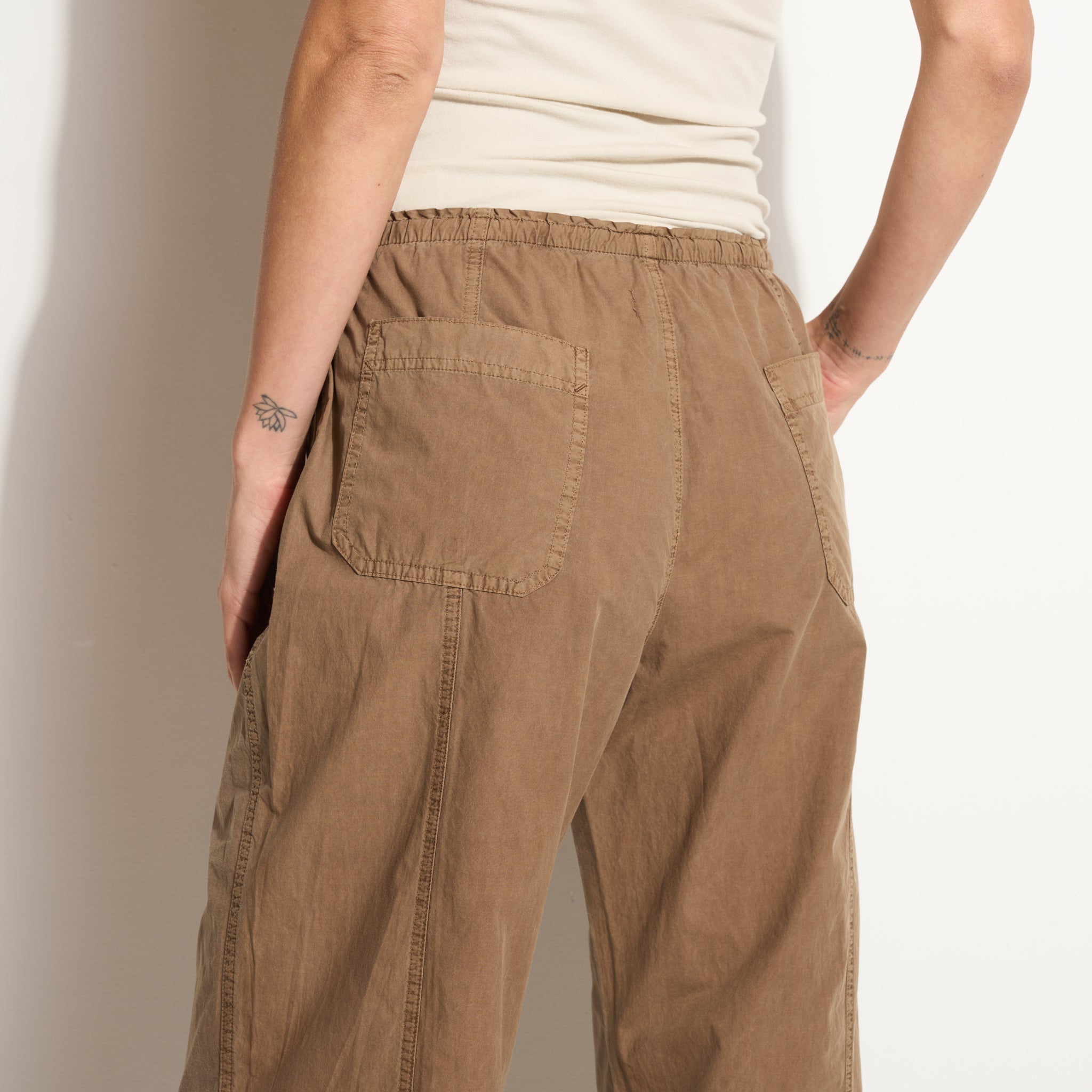 Eleanor Mid-Rise Poplin Pant