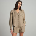 Edith Long Sleeve Linen Shirt