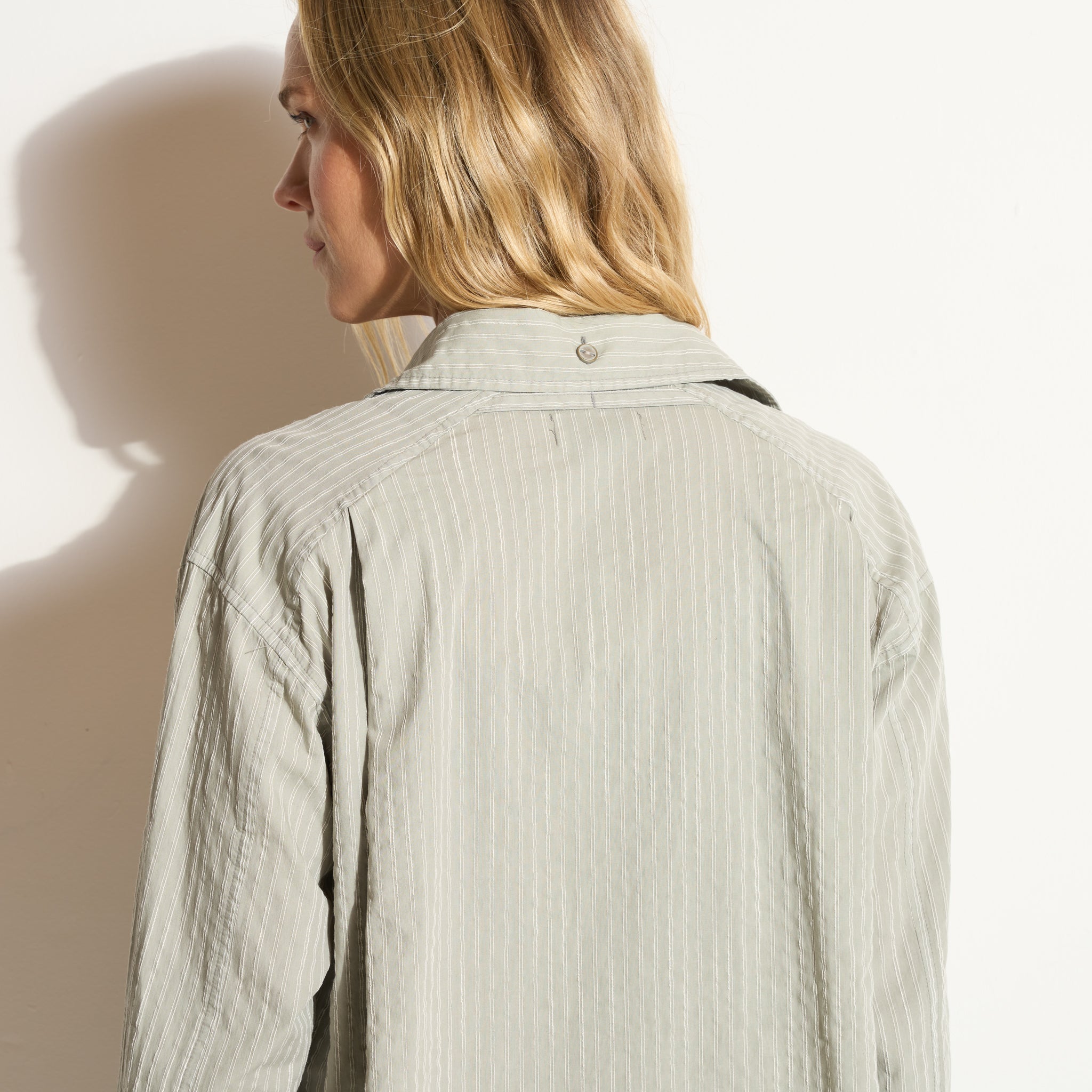 Elliot Oversized Slub Stripe Shirt