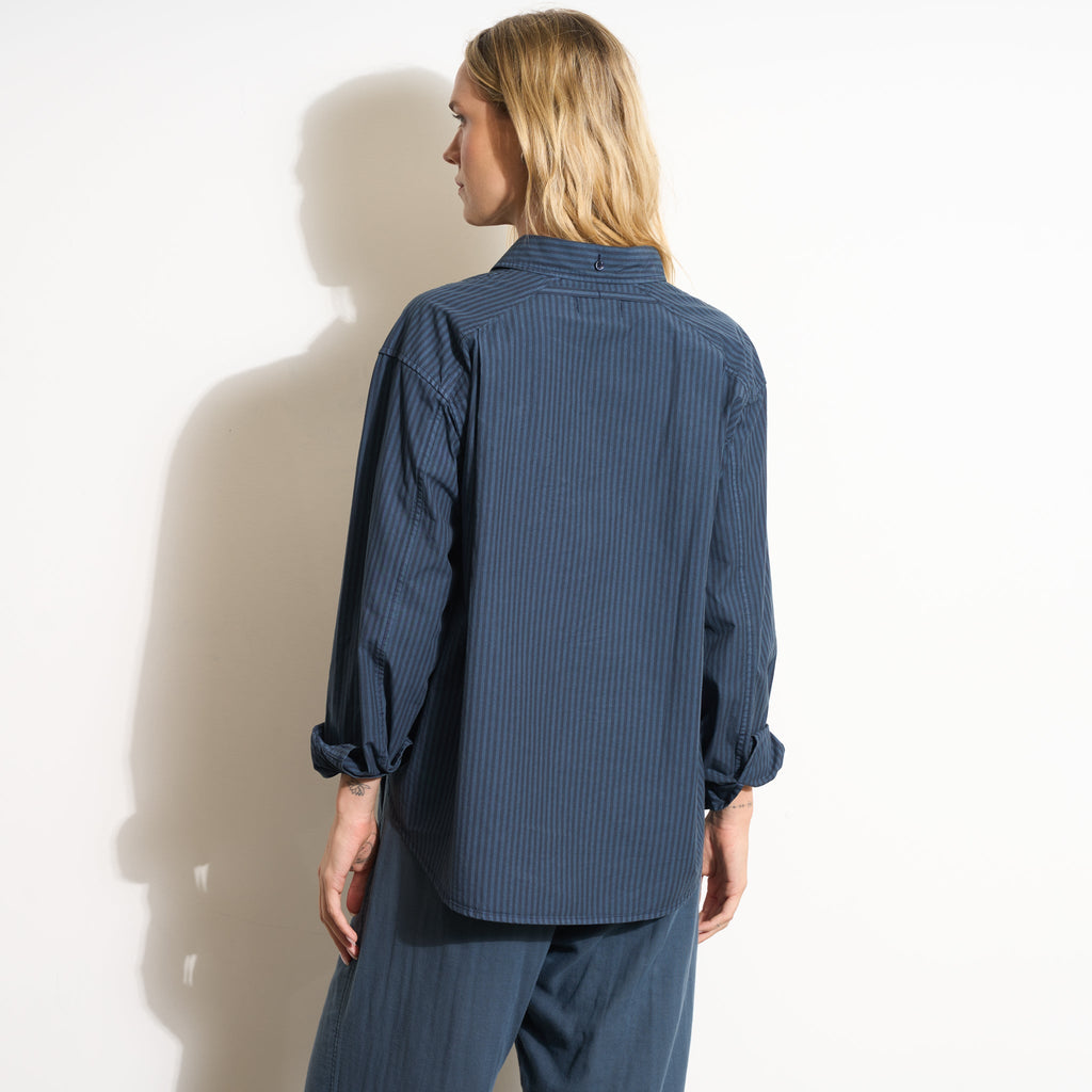 Elliott Oversized Stripe Poplin Shirt