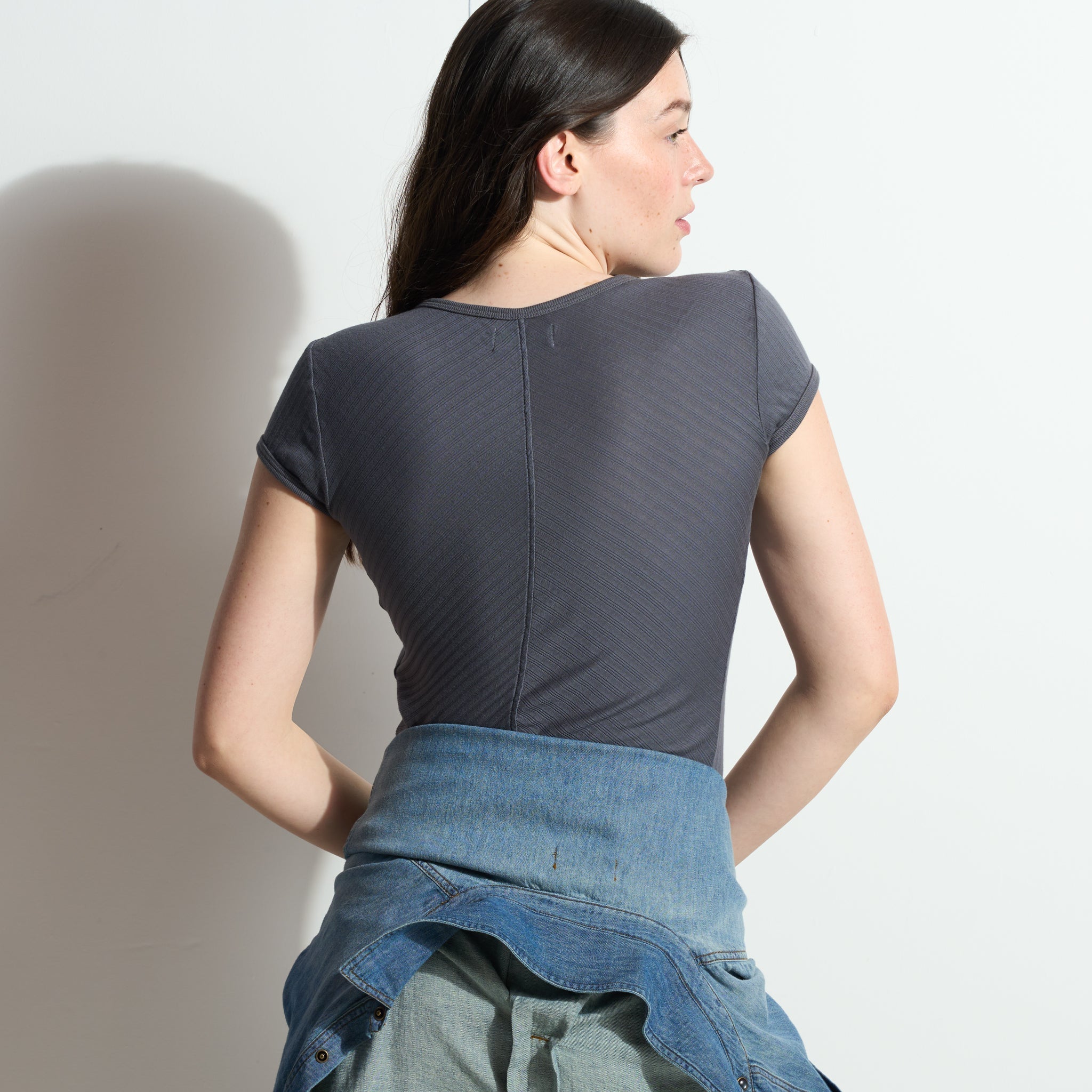Elodie Slim Rib Tee