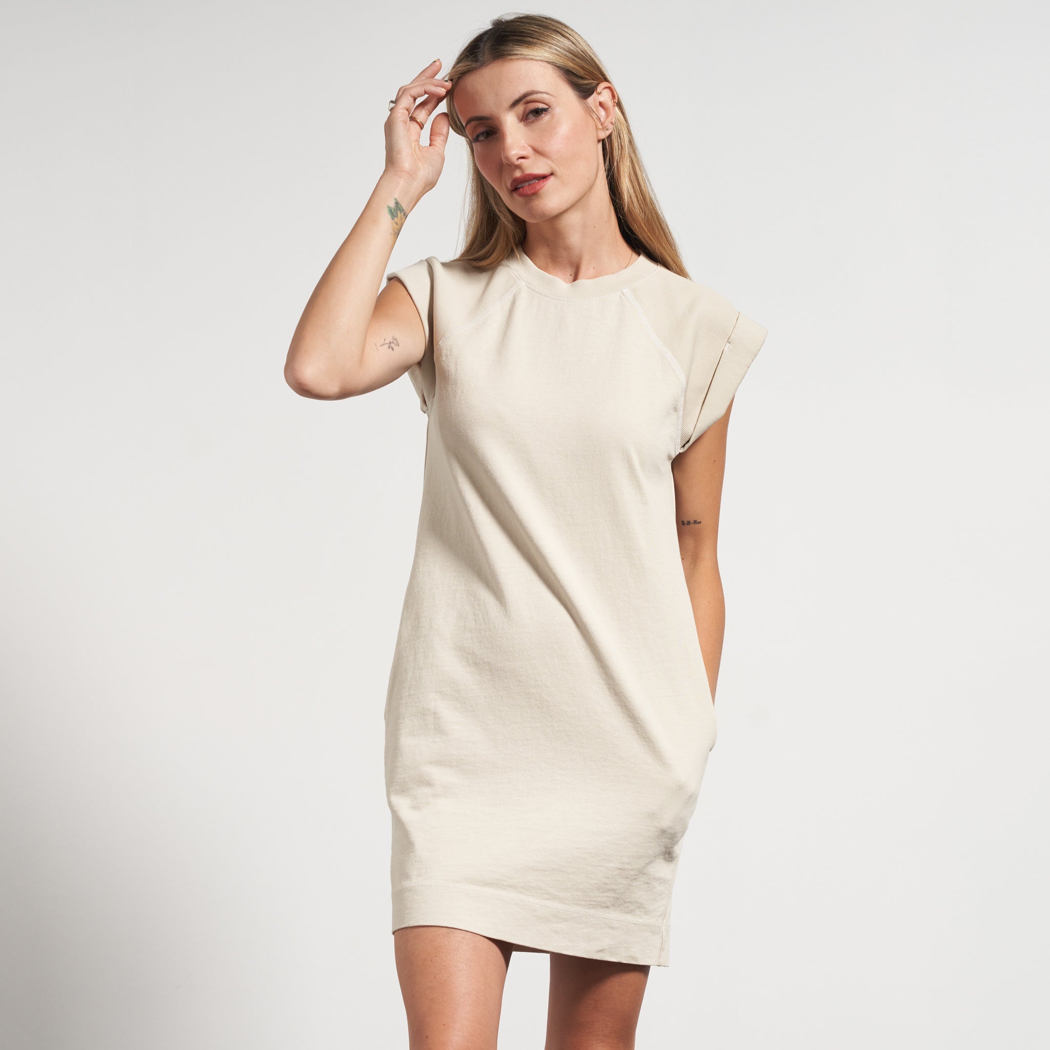 Estelle Cap-Sleeve Raglan Heritage Dress