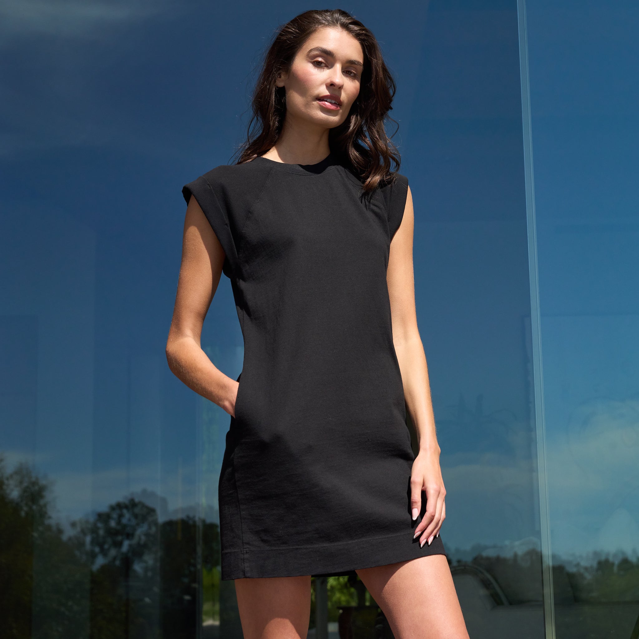 Estelle Cap-Sleeve Raglan Heritage Dress