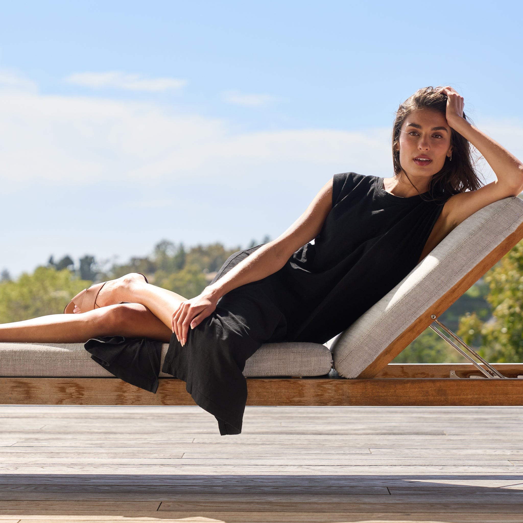 Georgia Slub Muscle Tank Dress