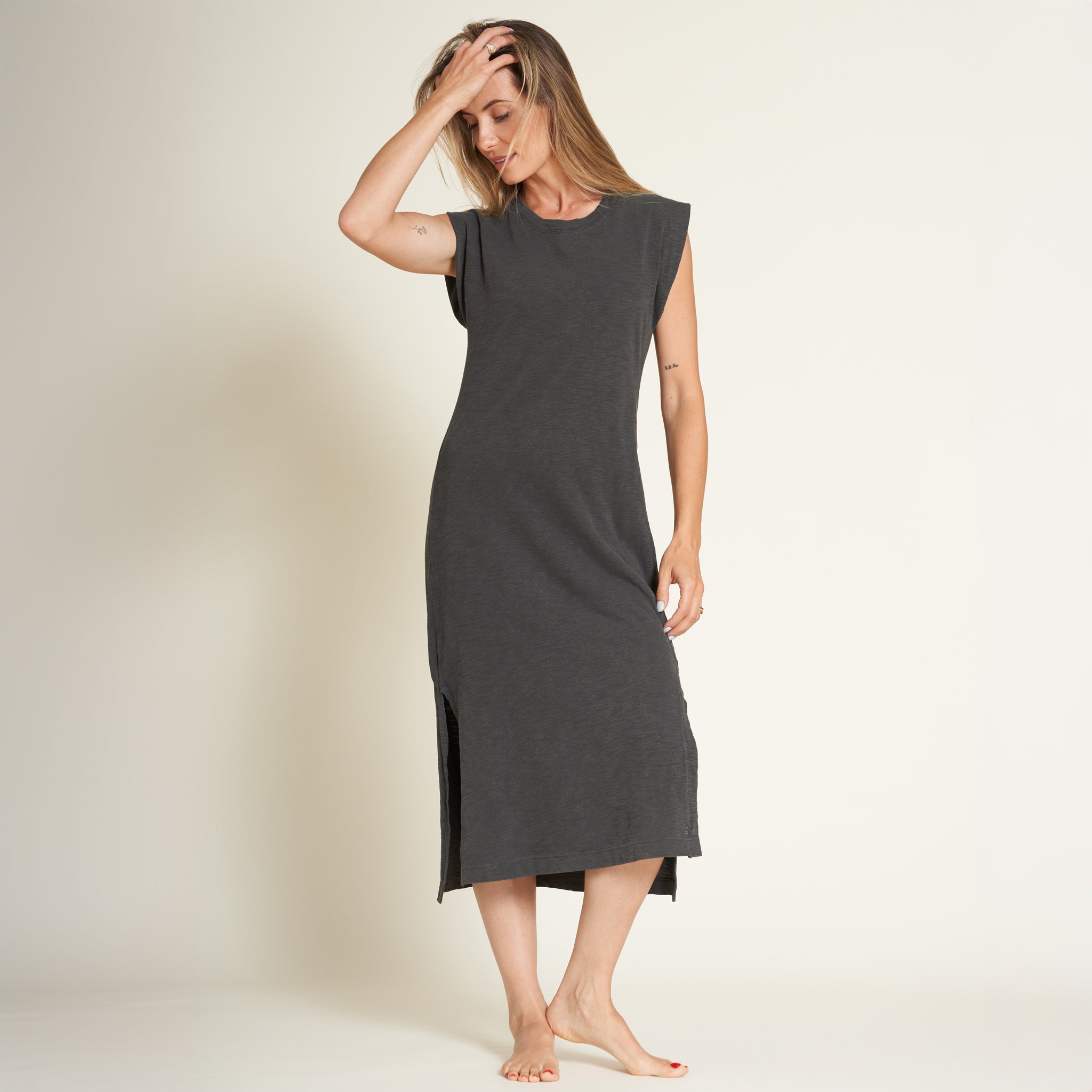 Georgia Slub Muscle Tank Dress