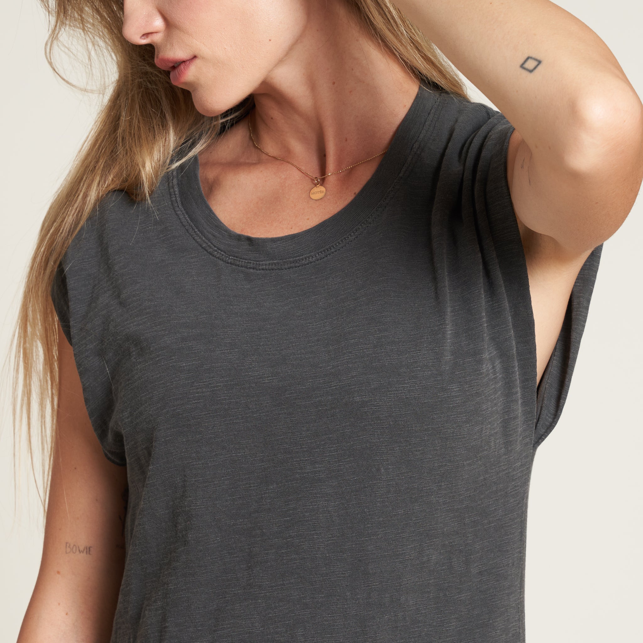Georgia Slub Muscle Tank Dress