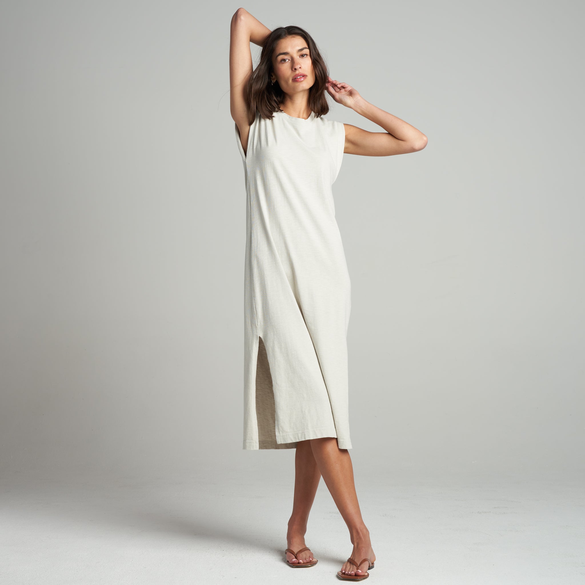 Georgia Slub Muscle Tank Dress