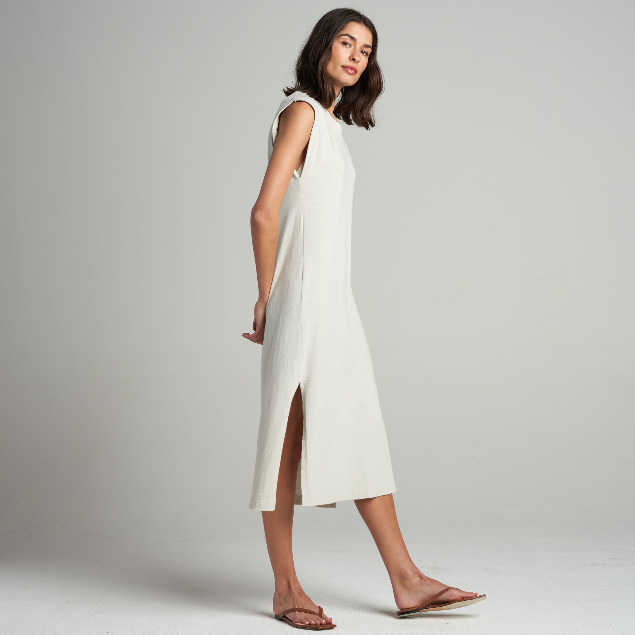 Georgia Slub Muscle Tank Dress