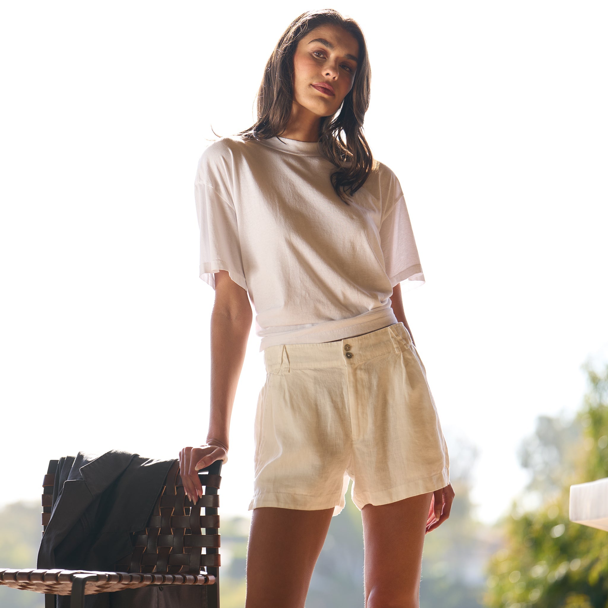 Claire Oversized Crewneck Tee