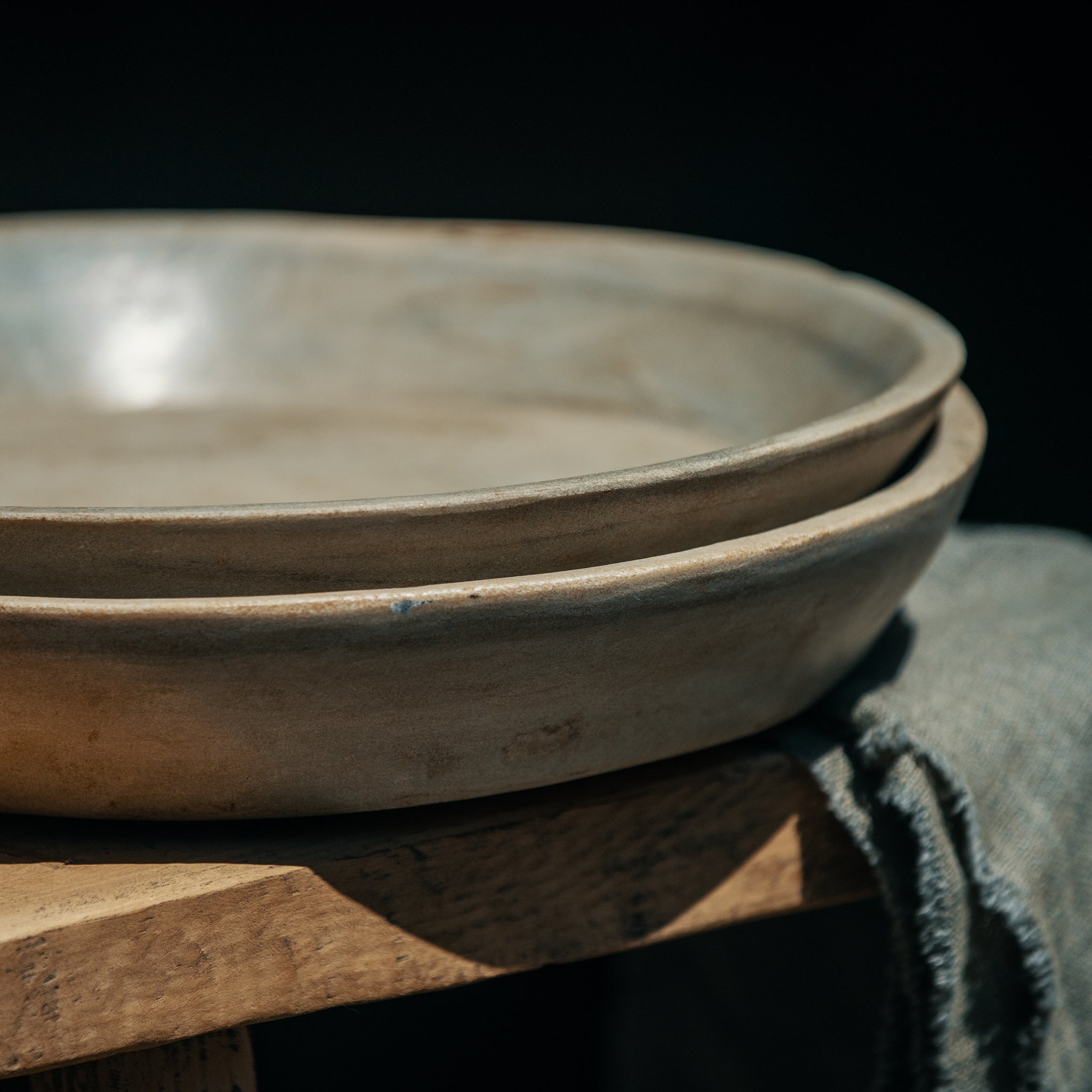 Hand Carved Marble Plate