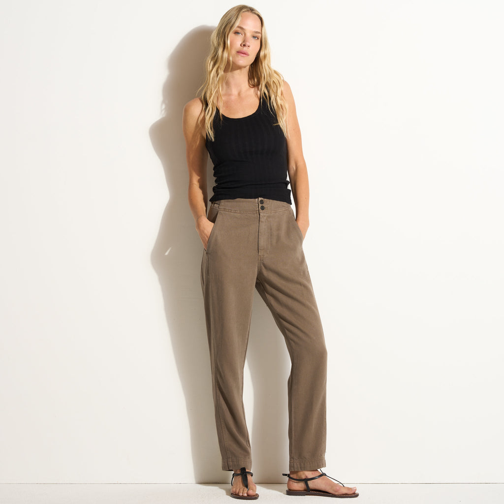 Harlee Organic Scoop Neck Rib Tank