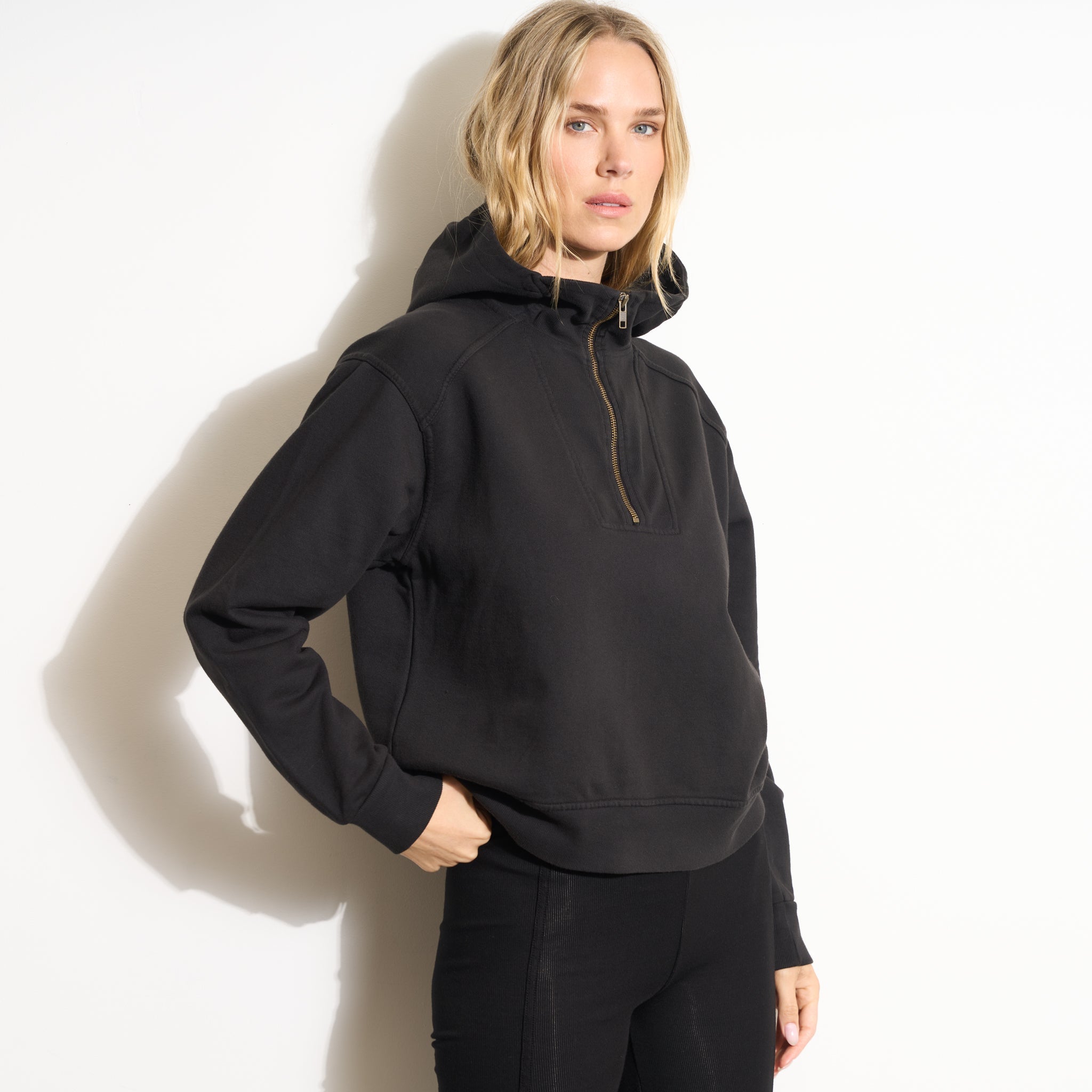 Josephine Quarter Zip Pullover Hoodie