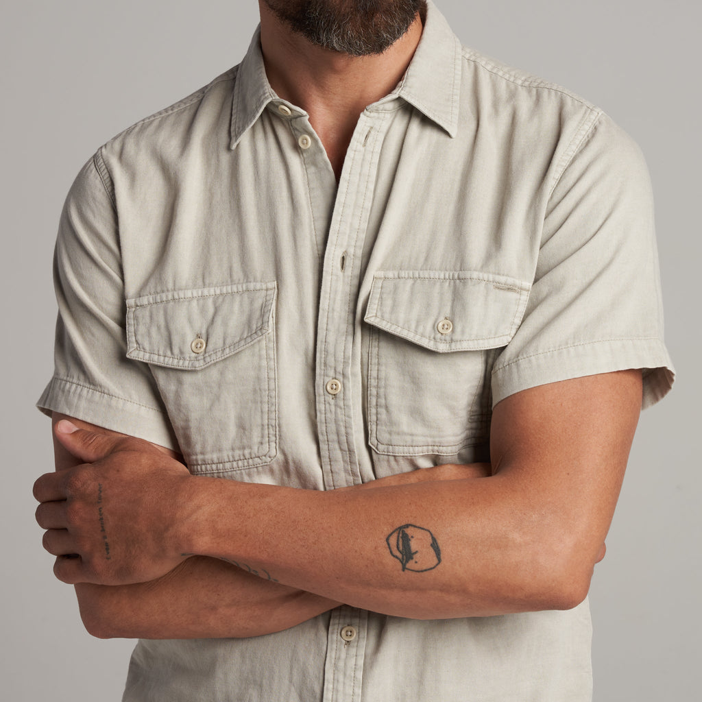 Leeds Cotton Gauze Short Sleeve Shirt