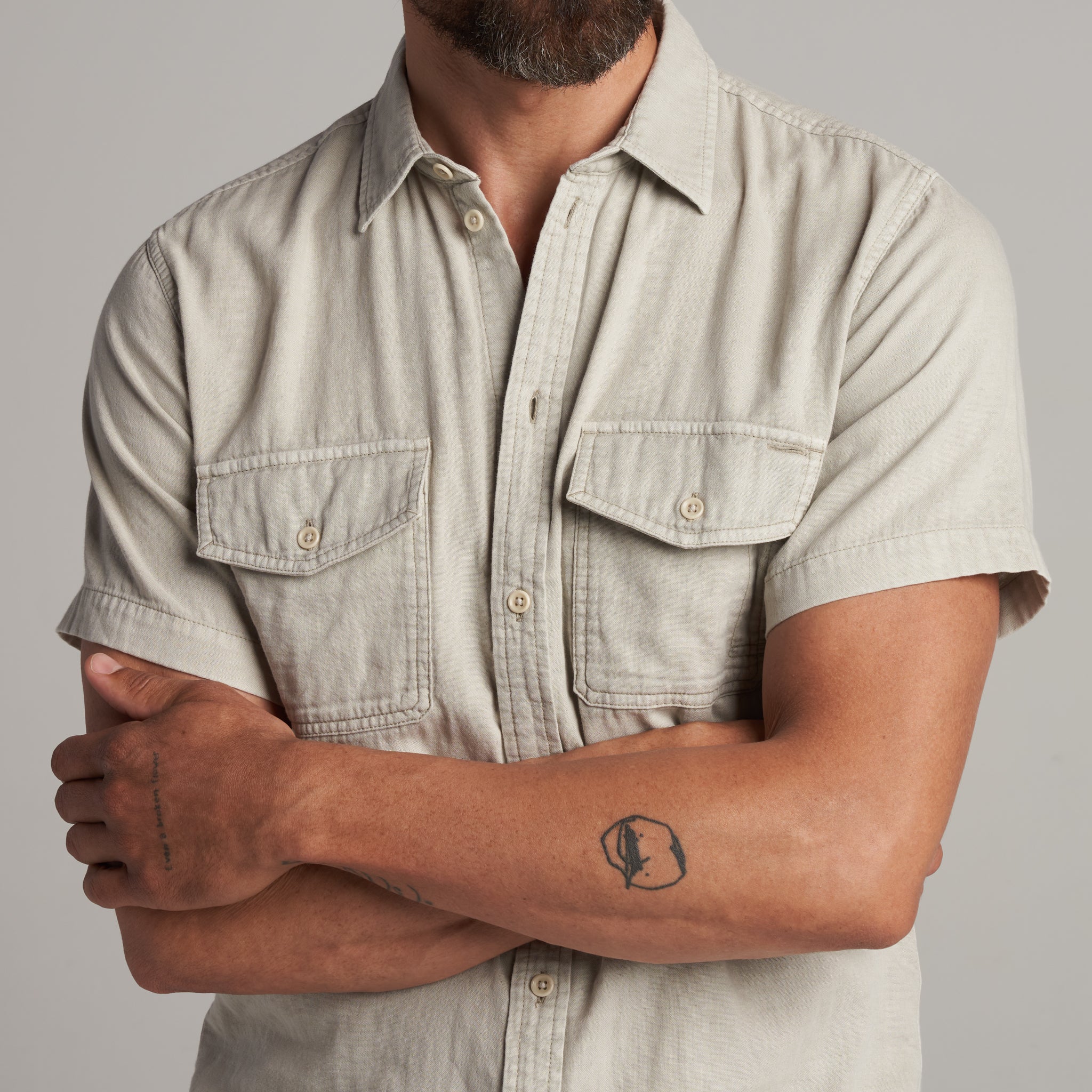 Leeds Cotton Gauze Short Sleeve Shirt