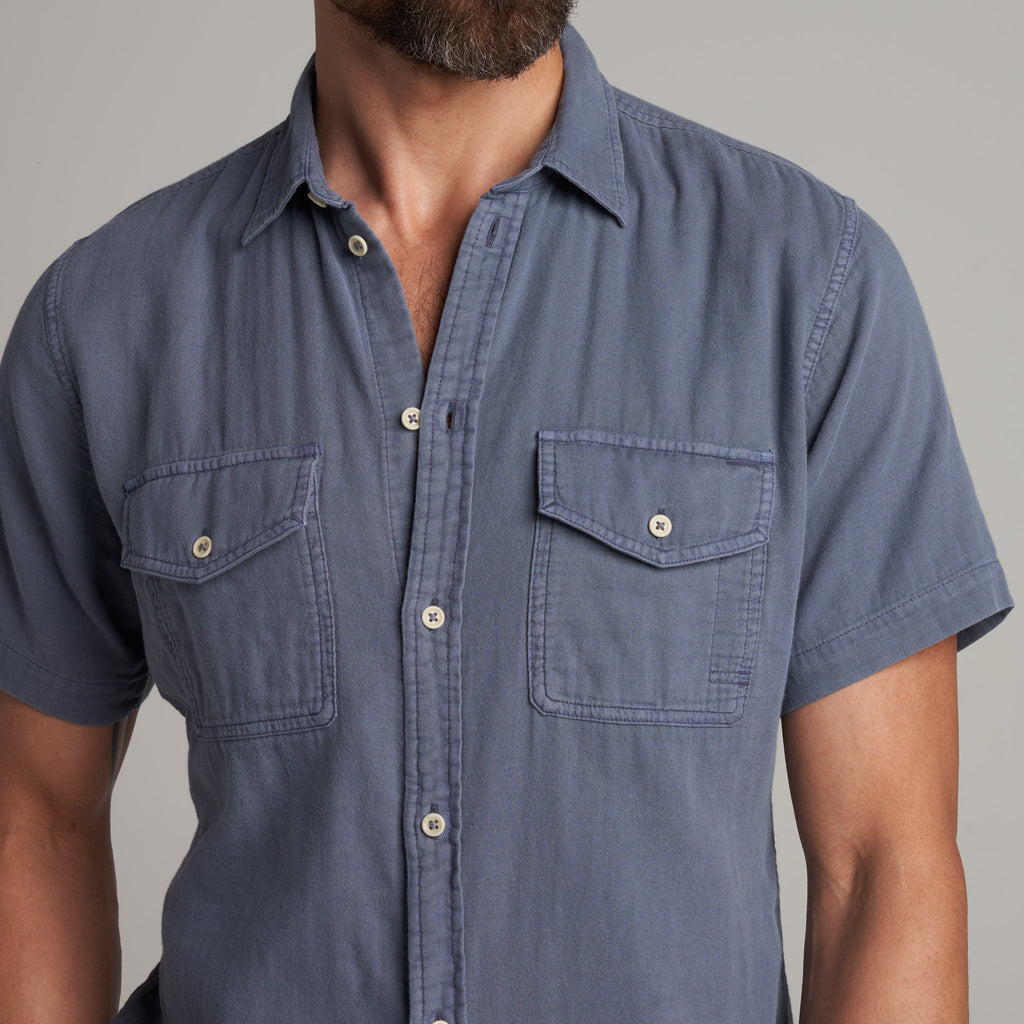 Leeds Cotton Gauze Short Sleeve Shirt