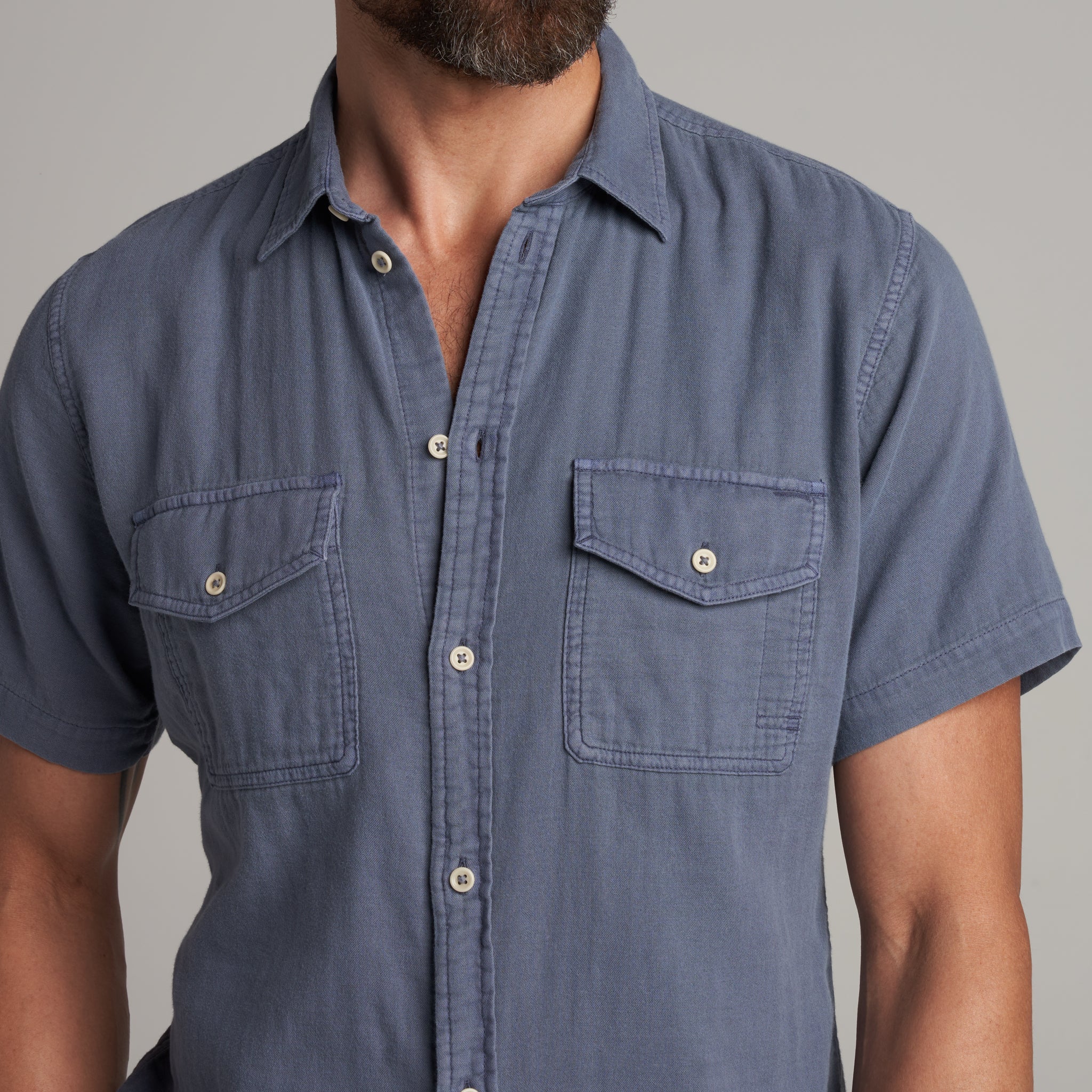Leeds Cotton Gauze Short Sleeve Shirt